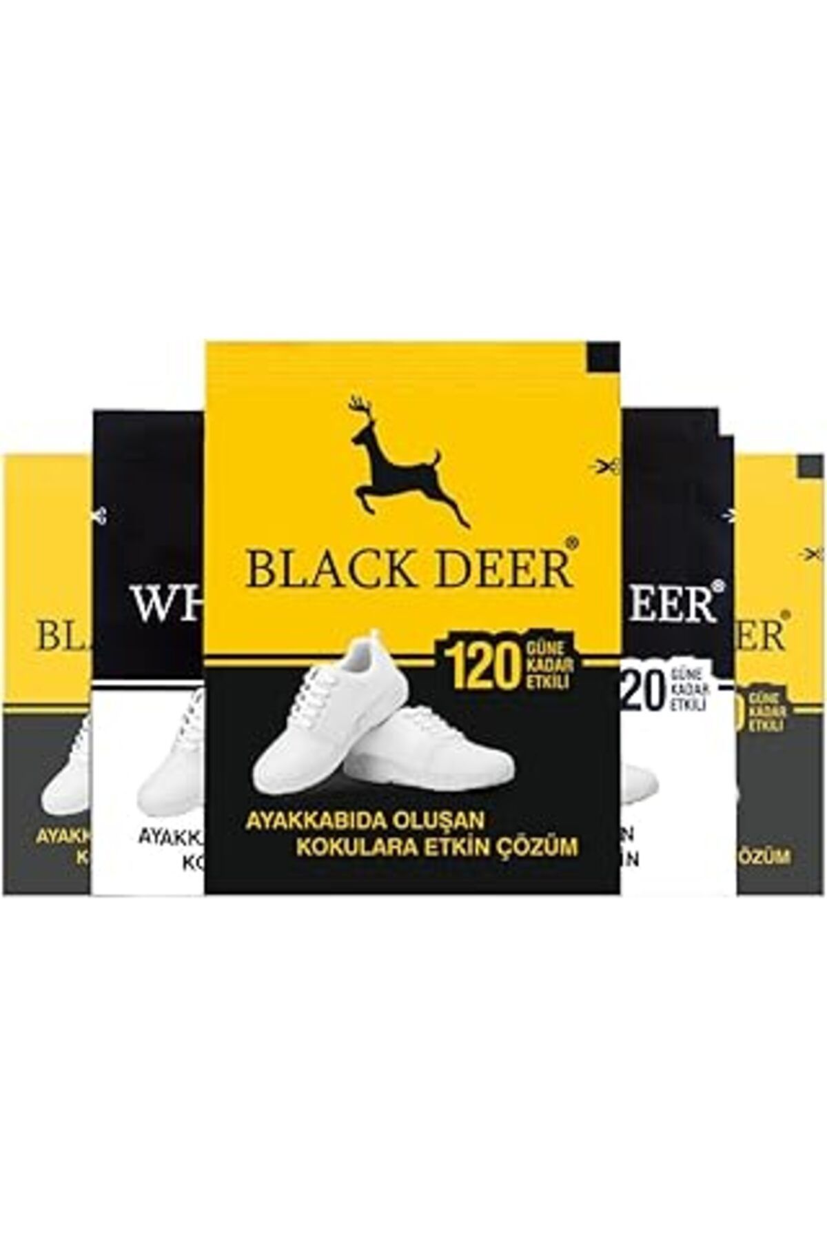 Mu Art Black Deer Ayakkabı Koku Giderici Toz Ayak Bakım Koku Önleyici 5 Adet