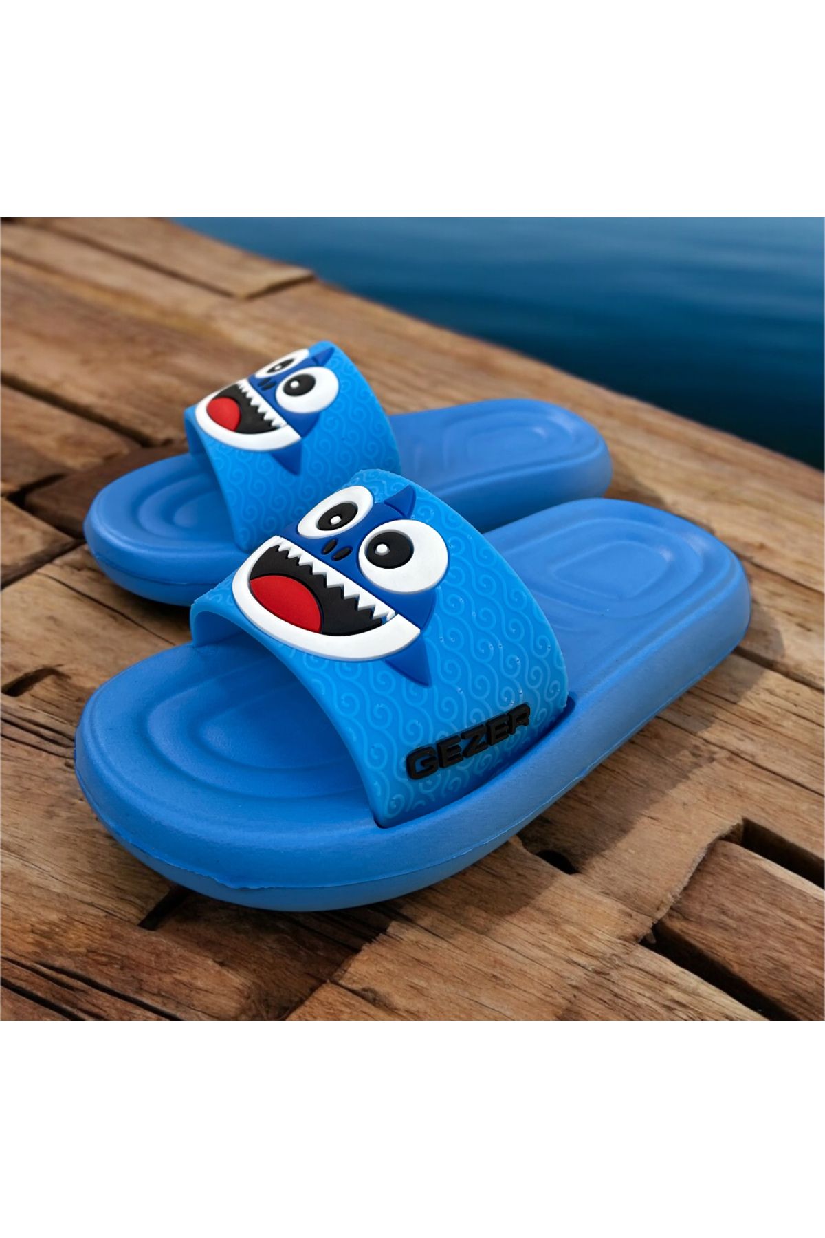 GEZER-Children's Slippers Beach Pool Garden Daily Use. Boy's Slippers 5