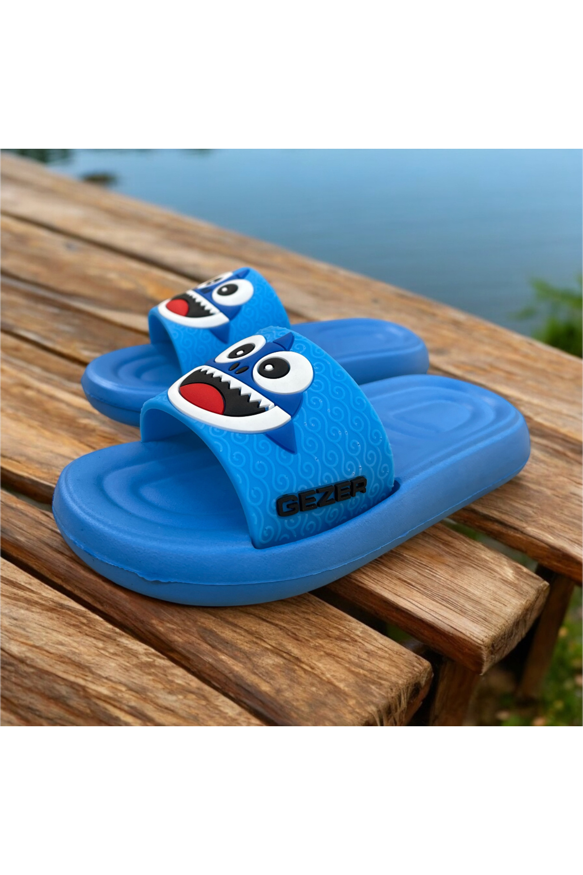 GEZER-Children's Slippers Beach Pool Garden Daily Use. Boy's Slippers 7