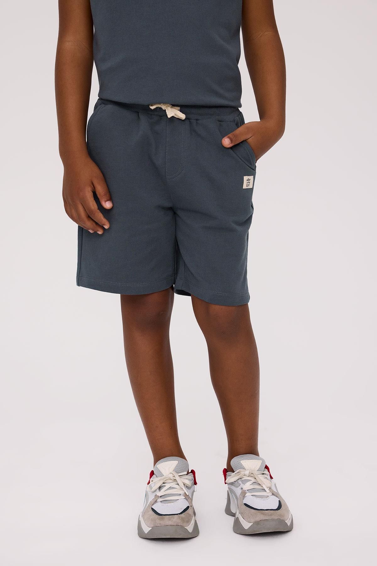 Nebbati Basic-Boy's Anthracite Shorts 2