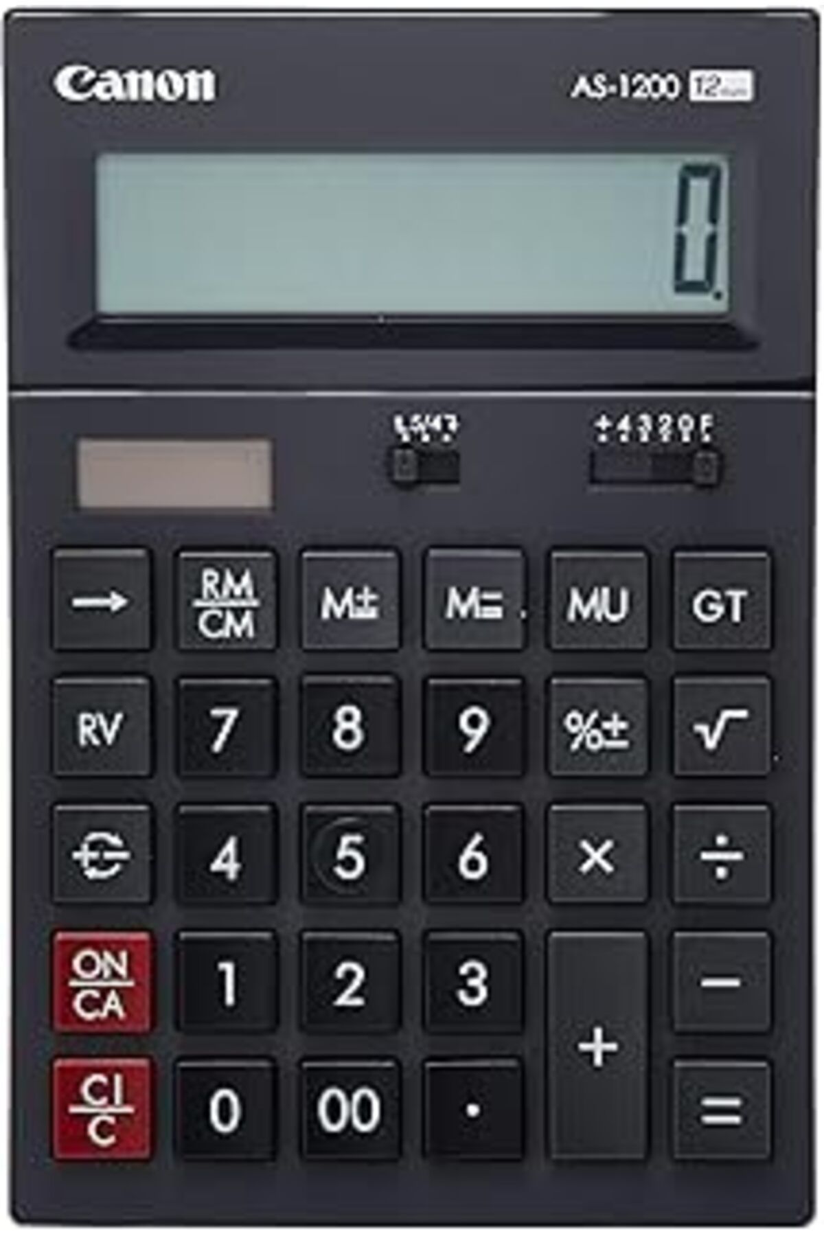 NZM TİCARET Canon As-1200 12 Hane Masa Üstü Hesap Makinesi