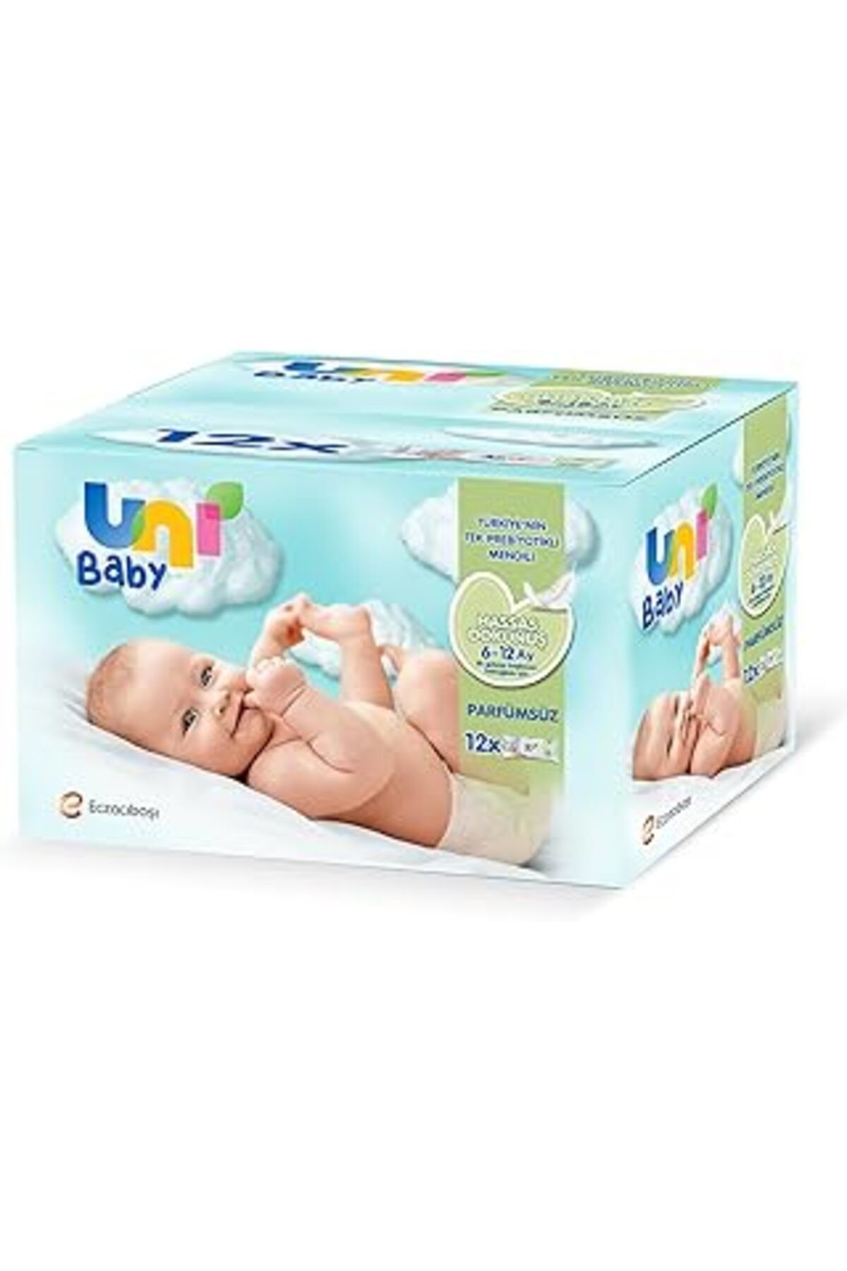 Mu Art Uni Baby Hassas Dokunuş Islak Mendil 12*52 Yaprak
