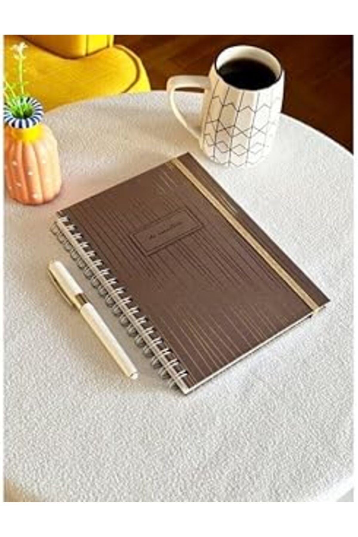 NZM TİCARET Victoria'S Journals Sert Kapaki Spiralli Defter 17X24 Cm 90 Gr. 96 Yp.Çizgili