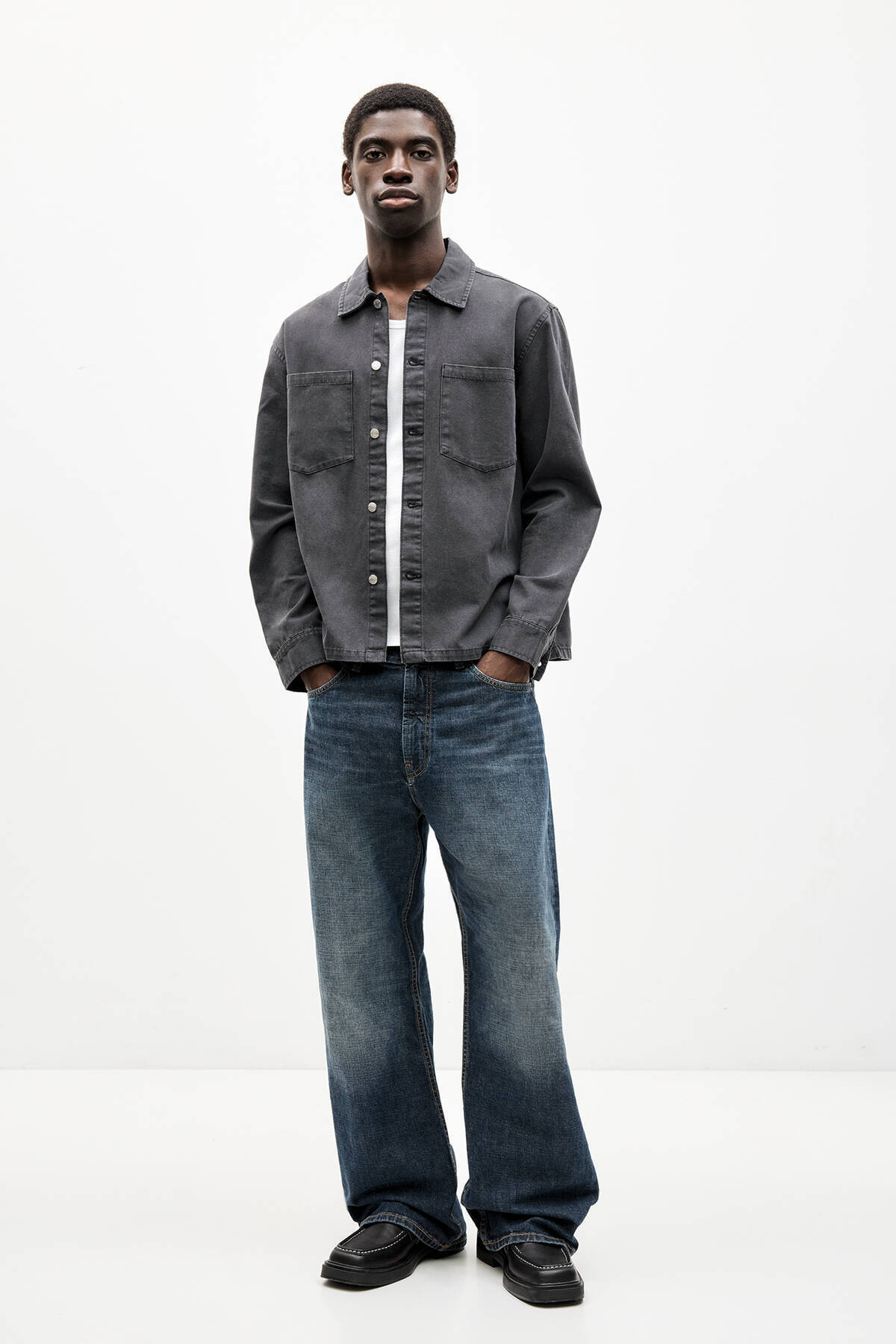 Pull & Bear-Loose flared jeans 2