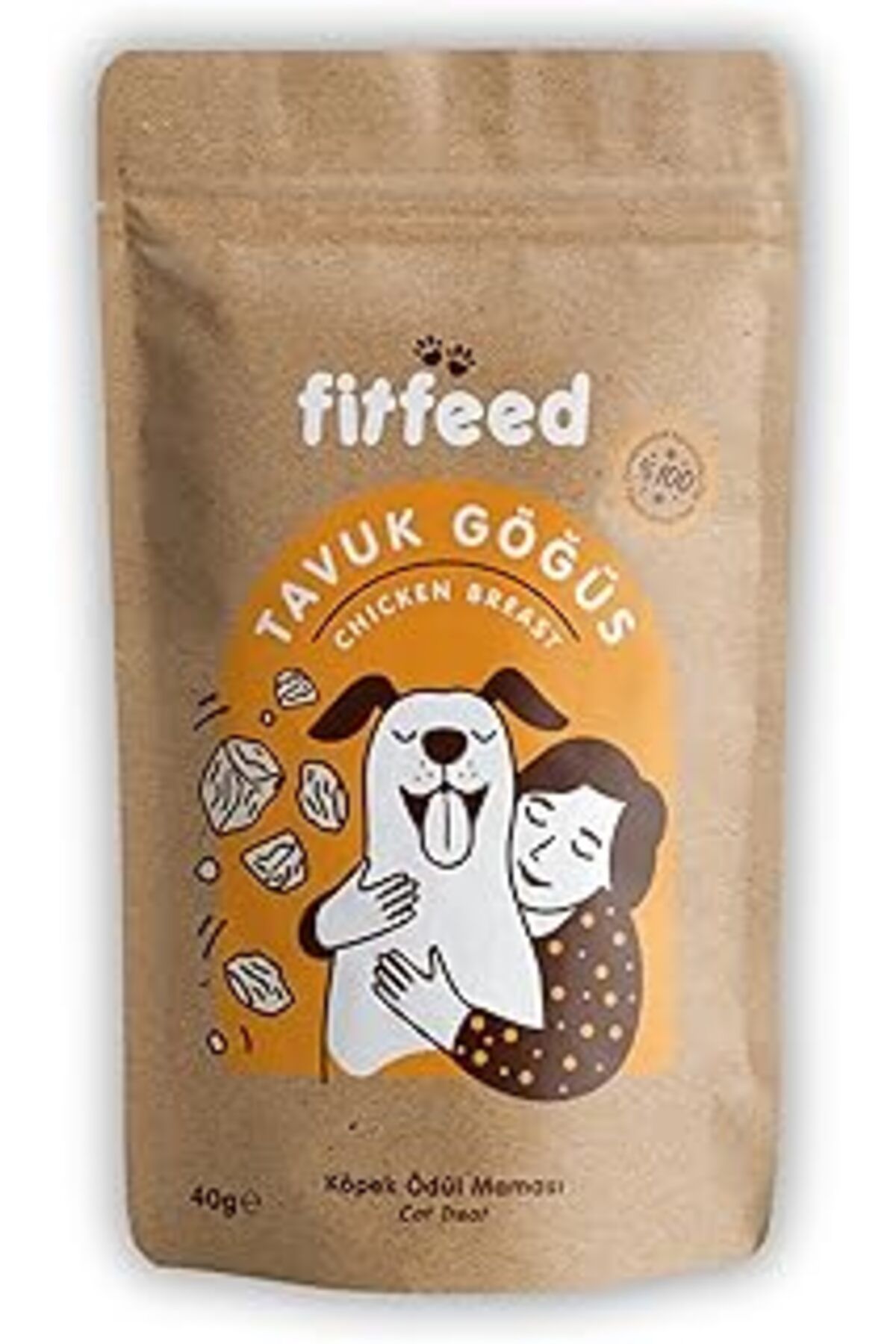 shop Fitfeed Freeze-Dried Çiğ Tavuk Göğüs Köpek Ödülü 40G