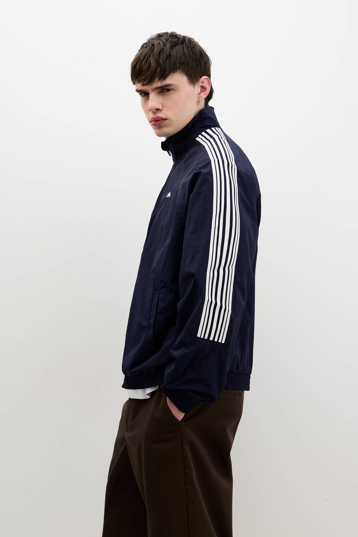 Pull & Bear-Raincoat with side stripes 3