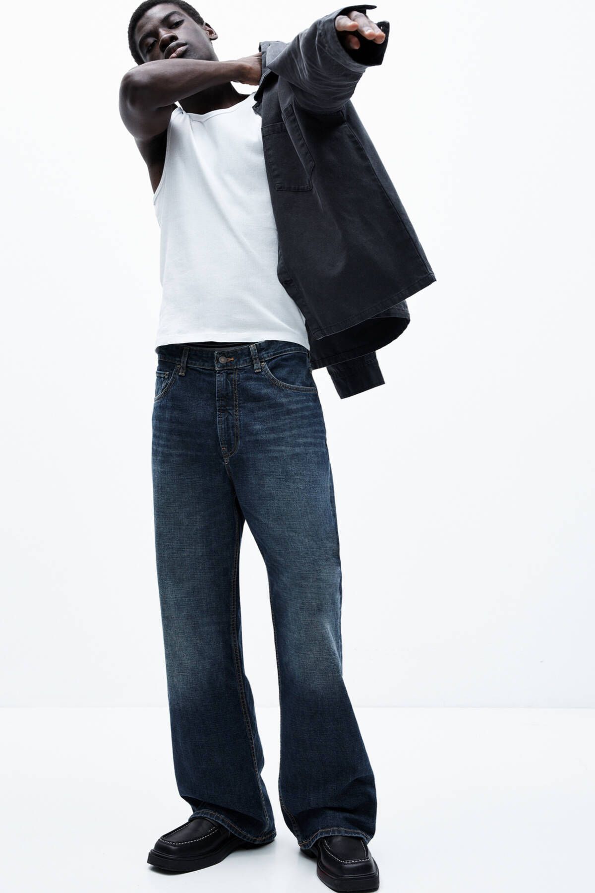 Pull & Bear-Loose flared jeans 1