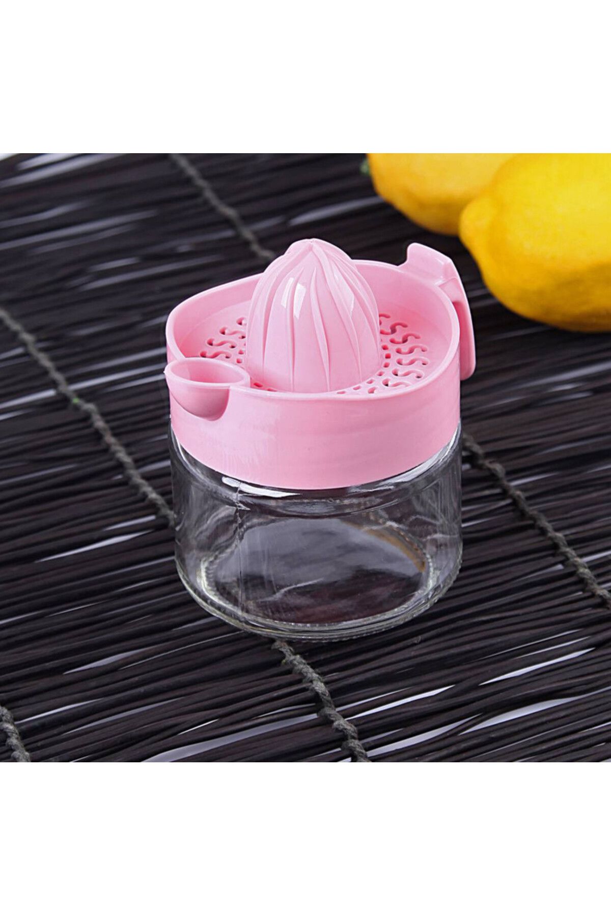 Kuzgun Ticaret Narenciye Sıkacağı Cam Kavanozlu Limon Sıkacağı 300 ml