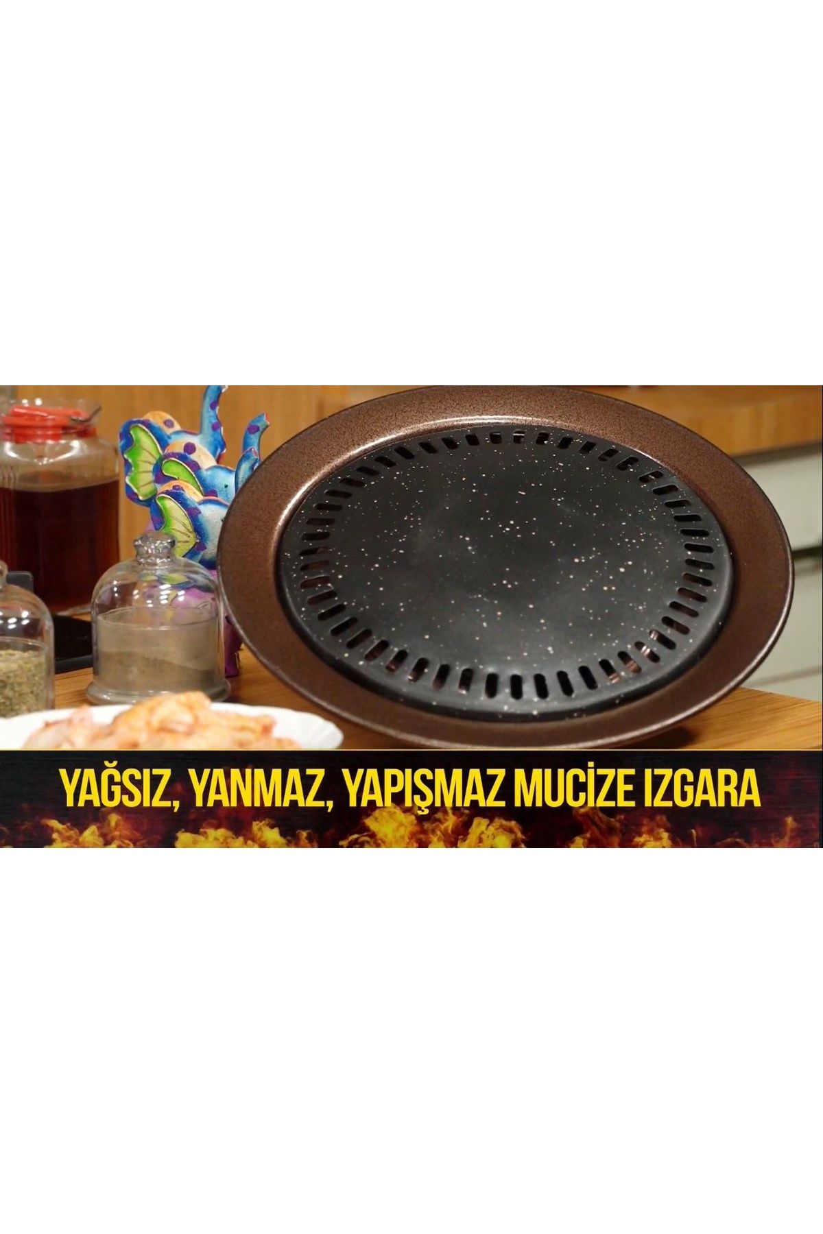 Kuzgun Ticaret Mucize Izgara - Yanmaz Yapışmaz Izgara