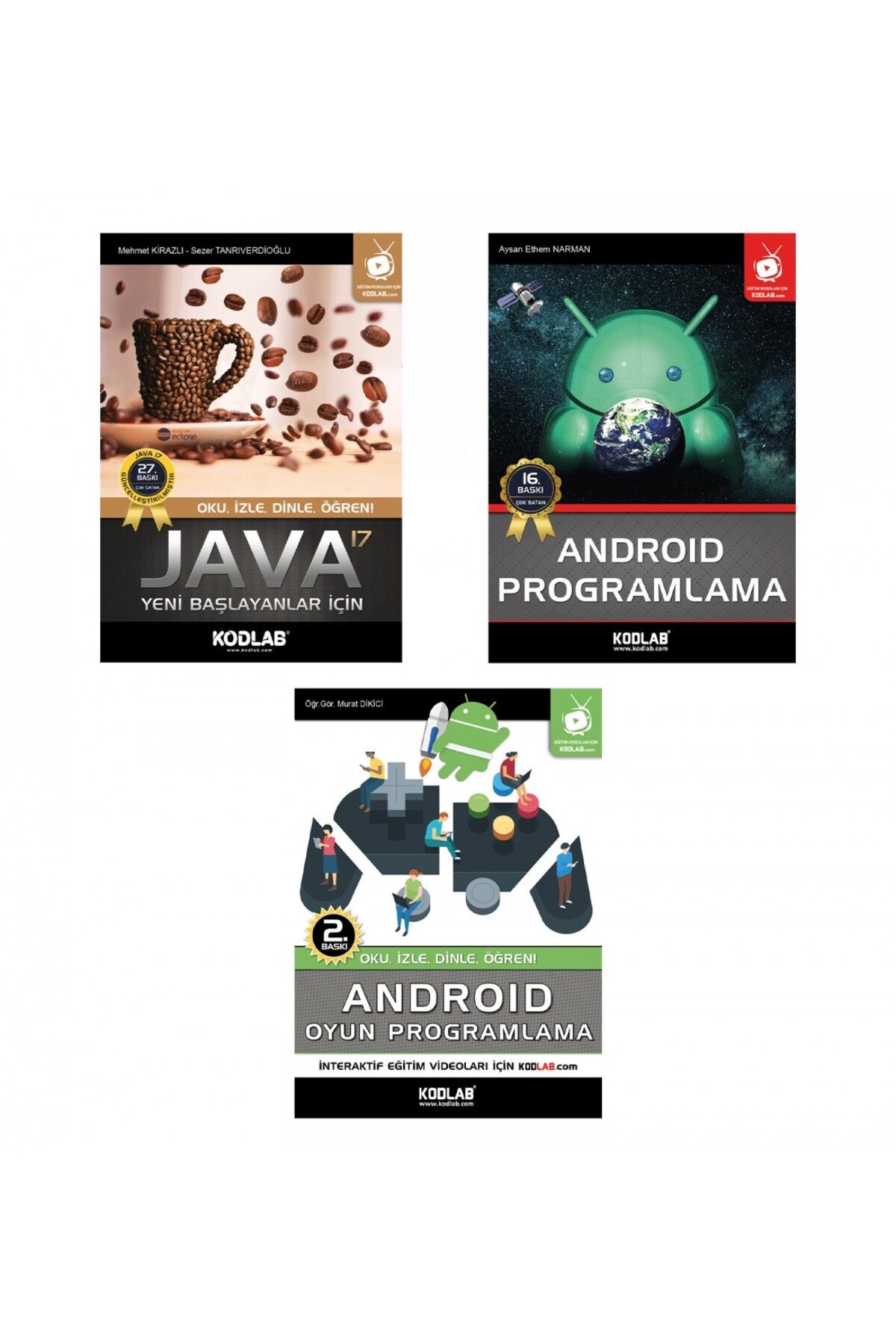 Kodlab Yayın Dağıtım hemenbugun ANDROID OYUN SANATI: PROGRAMLAMA SETİ