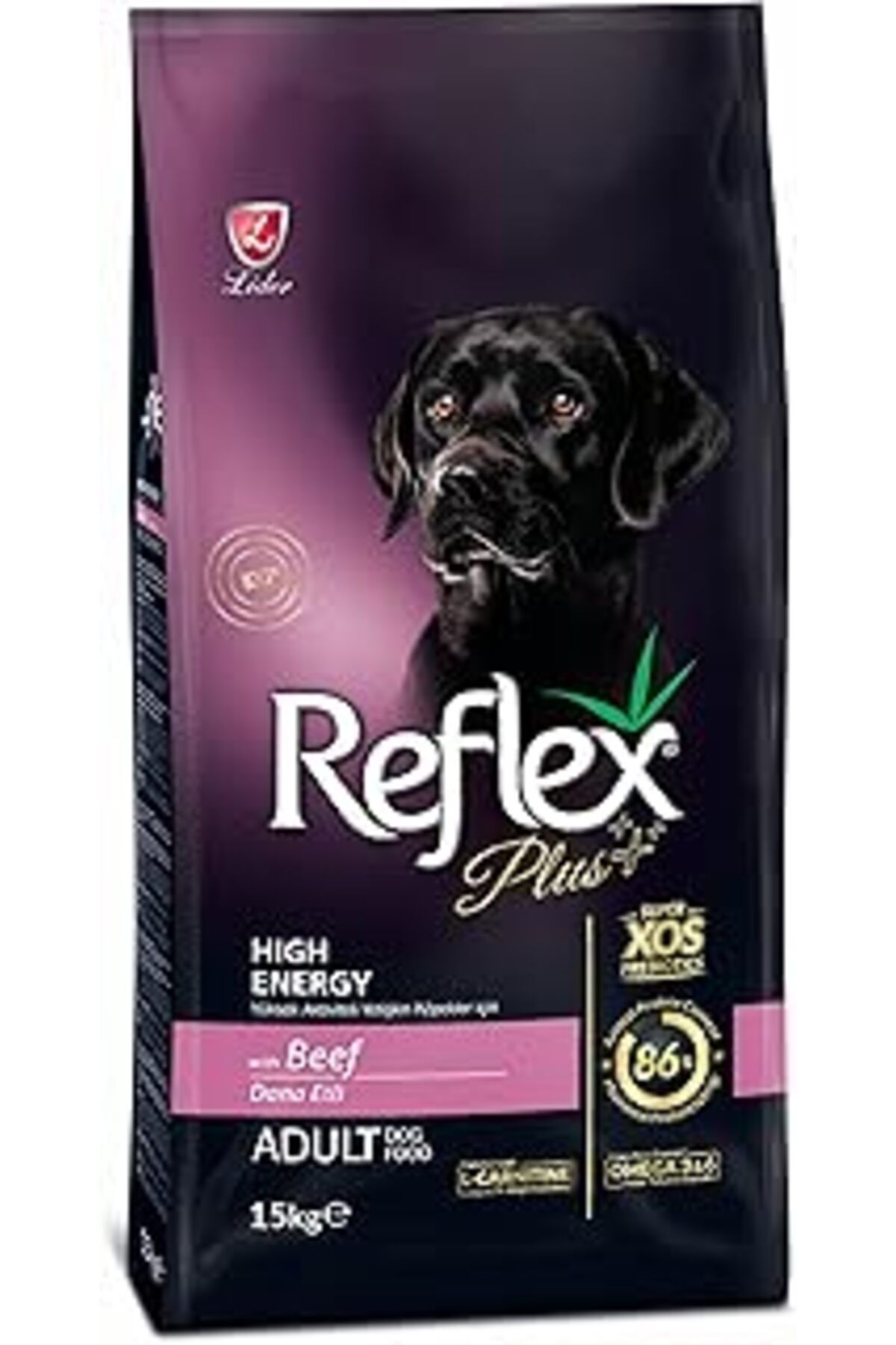 Pazarcan Plus Adult Dog High Energy 28/18 Beef, 15 Kg