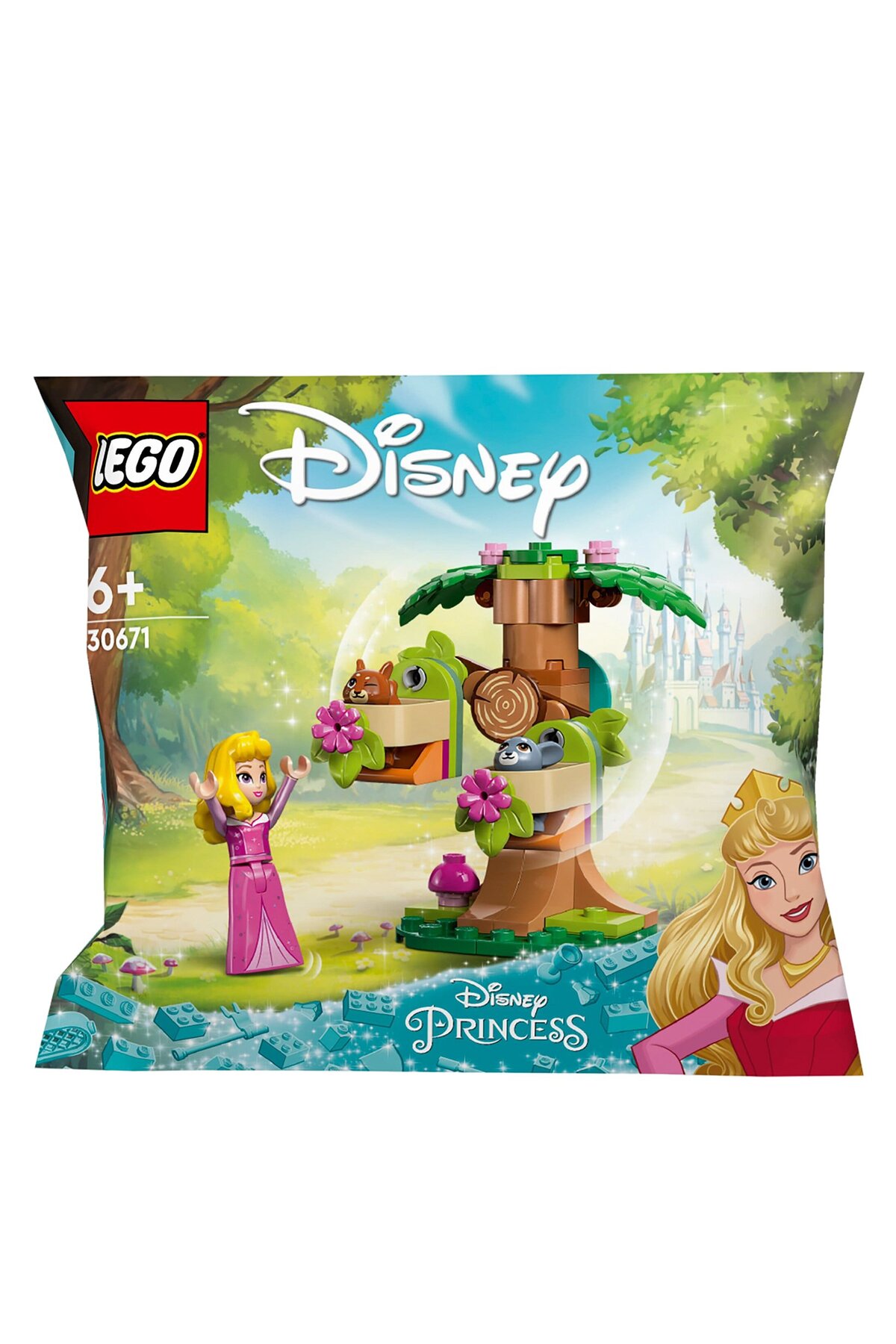 دیزنی ۳۰۶۷۱ زمین بازی جنگل اورورا - پلی‌بگ ۶۰ تکه