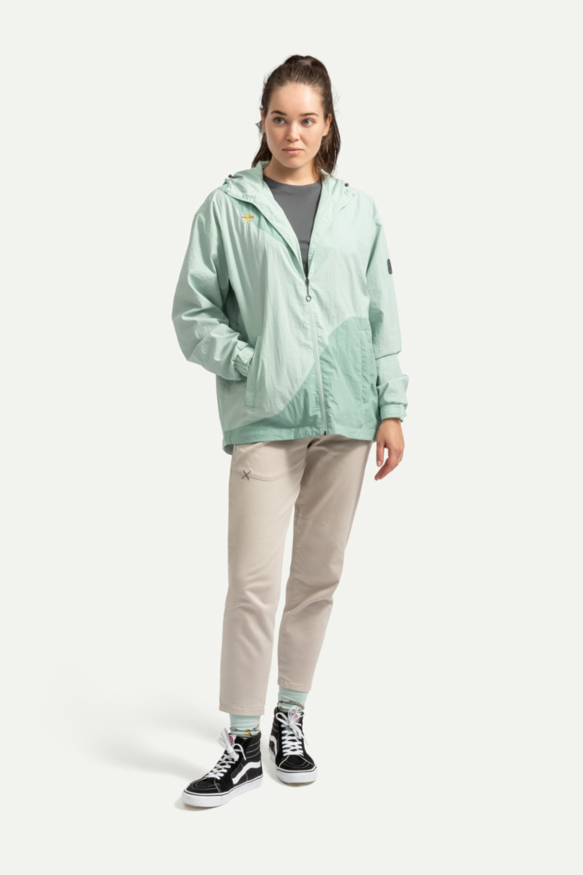 KAFT-Unisex Αντιανεμικό Μπουφάν - Μέντα 5