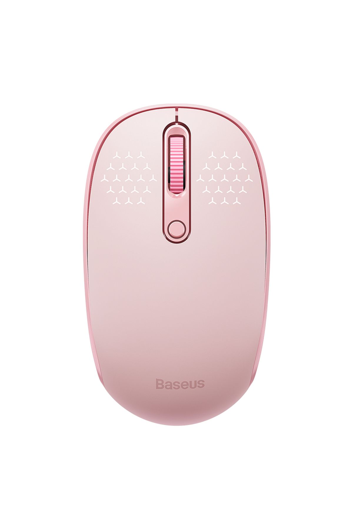 Baseus-Pink-BT and 2.4G Baseus Wireless Mouse Bluetooth 5.0 3.0 2.4G Mode Silent Click Button 1600 DPI Mice 1