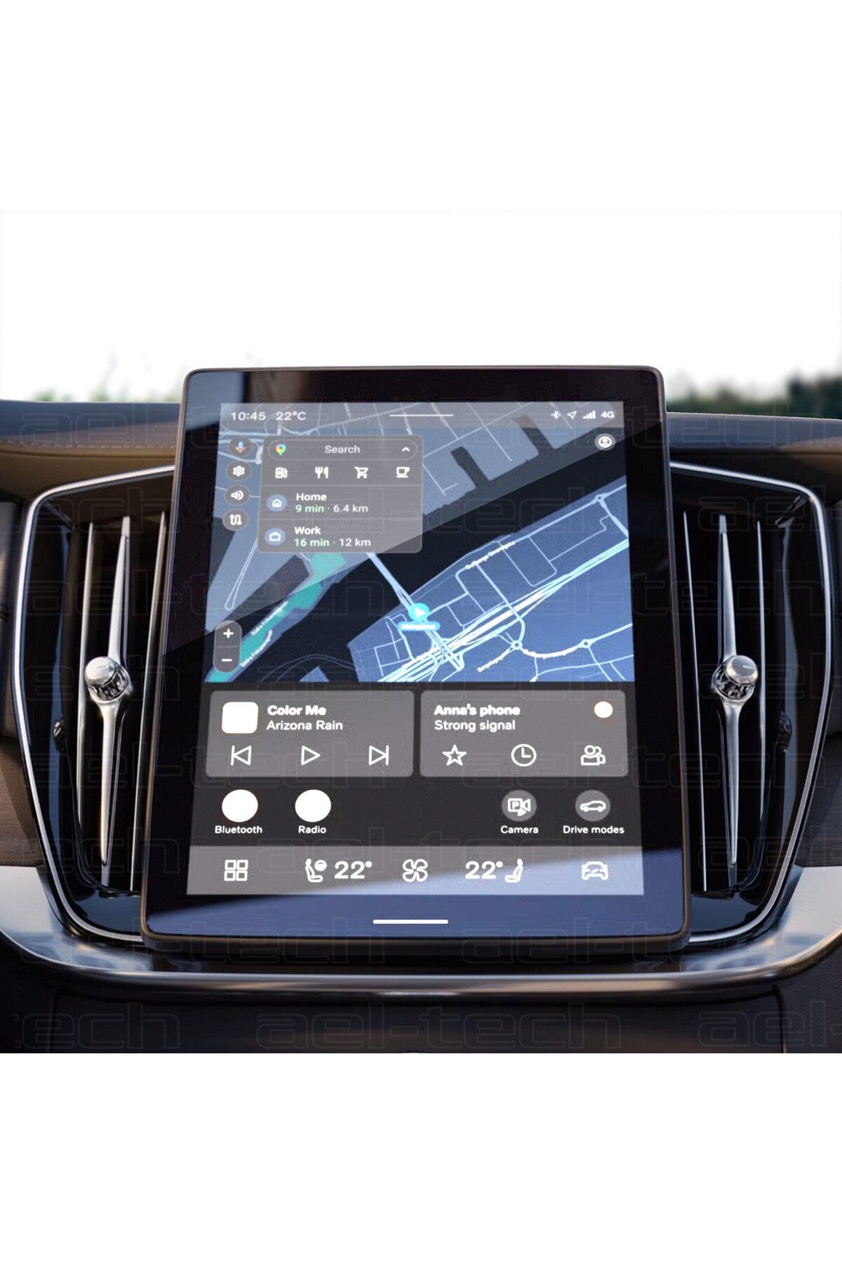 ael-tech-Volvo Xc90 Navigation Compatible Nano Screen Protector 2025 2