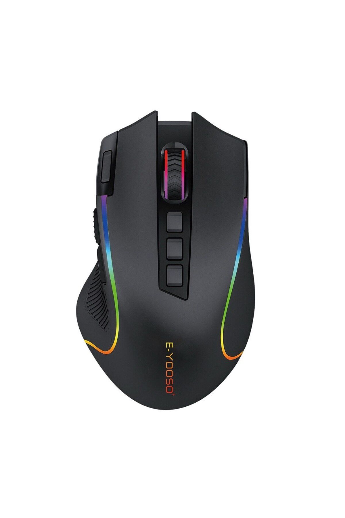 Choice-black E-YOOSO X-11 RGB USB 2.4G Wireless Gaming Mouse 4000 DPI 9 Buttons Programmable Ergonomic for 1