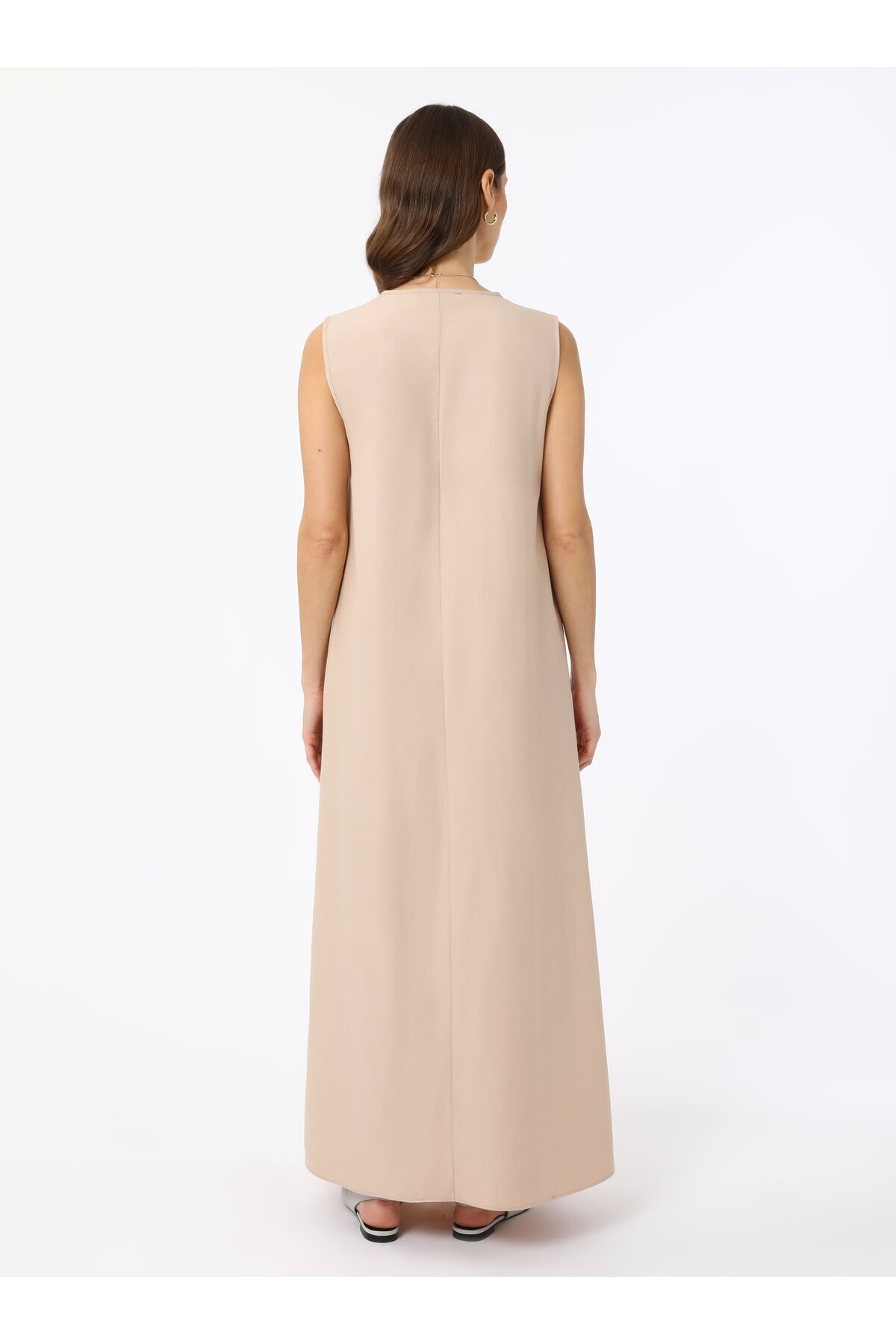 Benin-Mink Benin Poplin Sleeveless Inner Dress 4