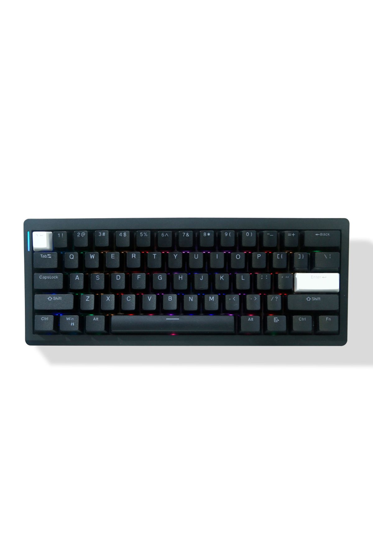 Choice-black GMK61 mechanical keyboard Hot Swap RGB backlight Gasket Structure with Bluetooth/2.4Ghz/Type-C 1