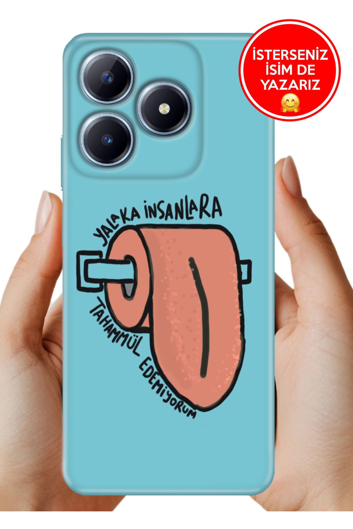 realme C63 Uyumlu Kılıf Tam Rubber Esnek Silikon Full Koruma Tahammül