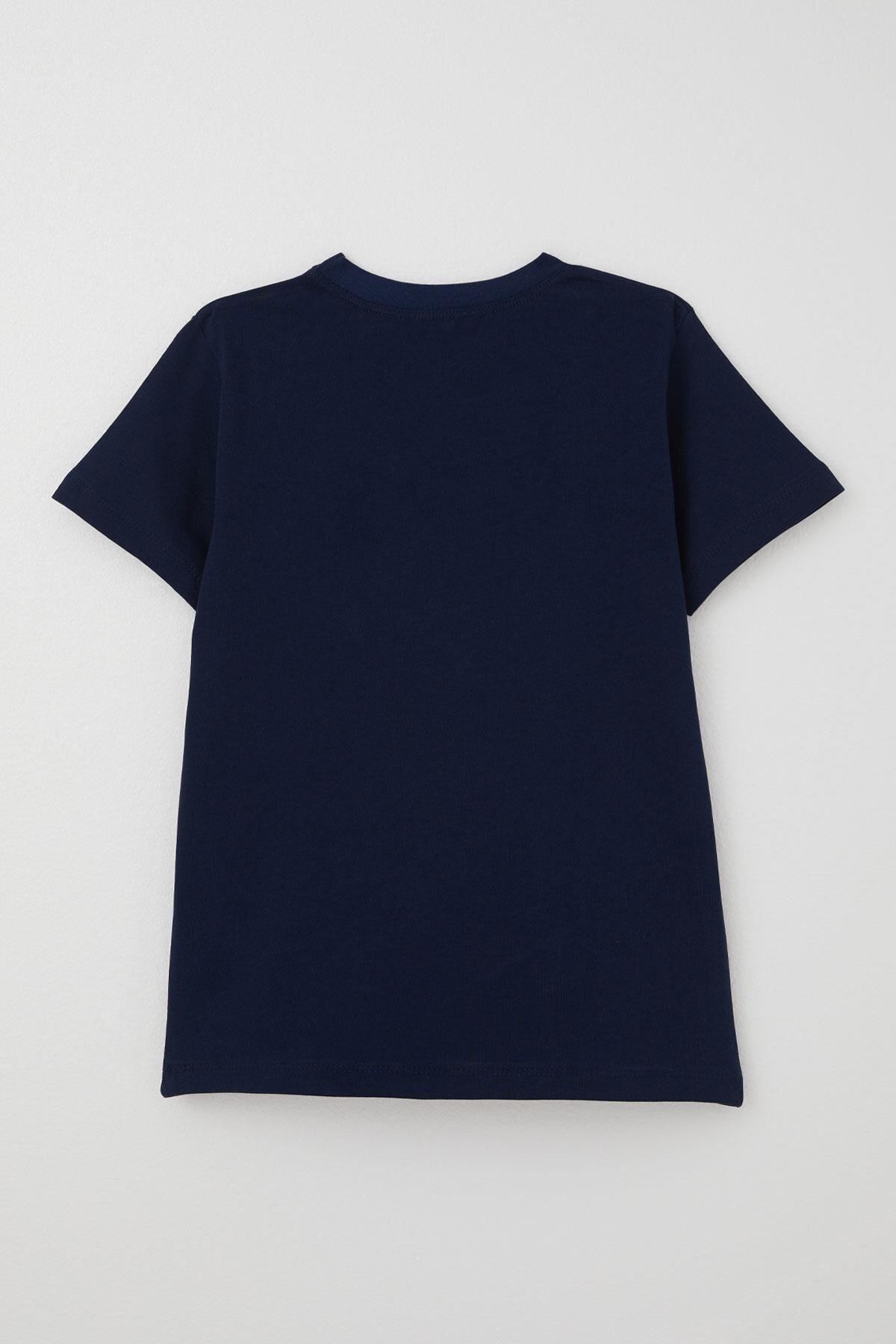 Breeze-Navy Blue Boy's T-Shirt 4-14 Years Basic 2