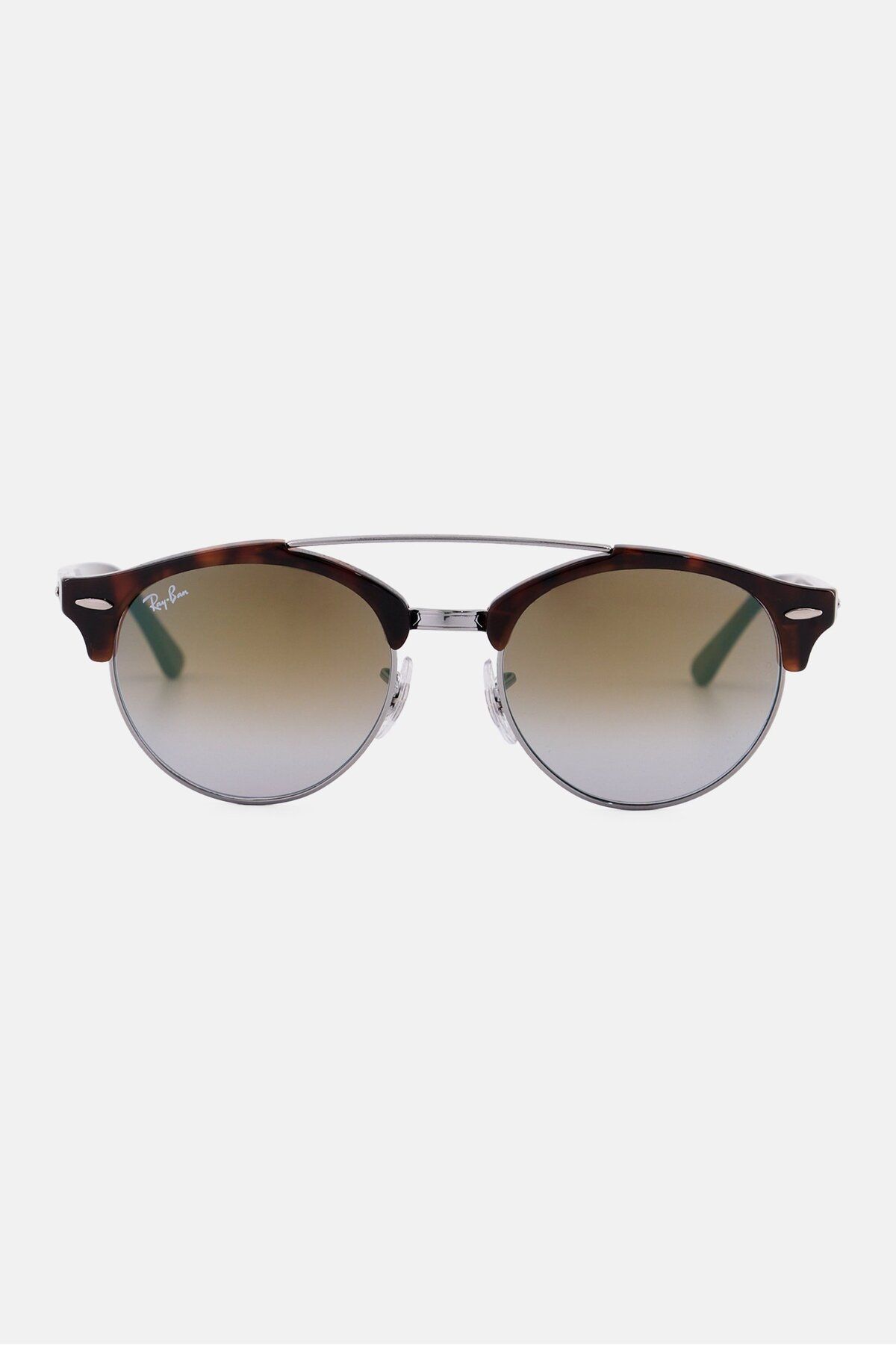 Ray-Ban-نظارة شمسية دائرية للرجال 0RB4346، فضي 1