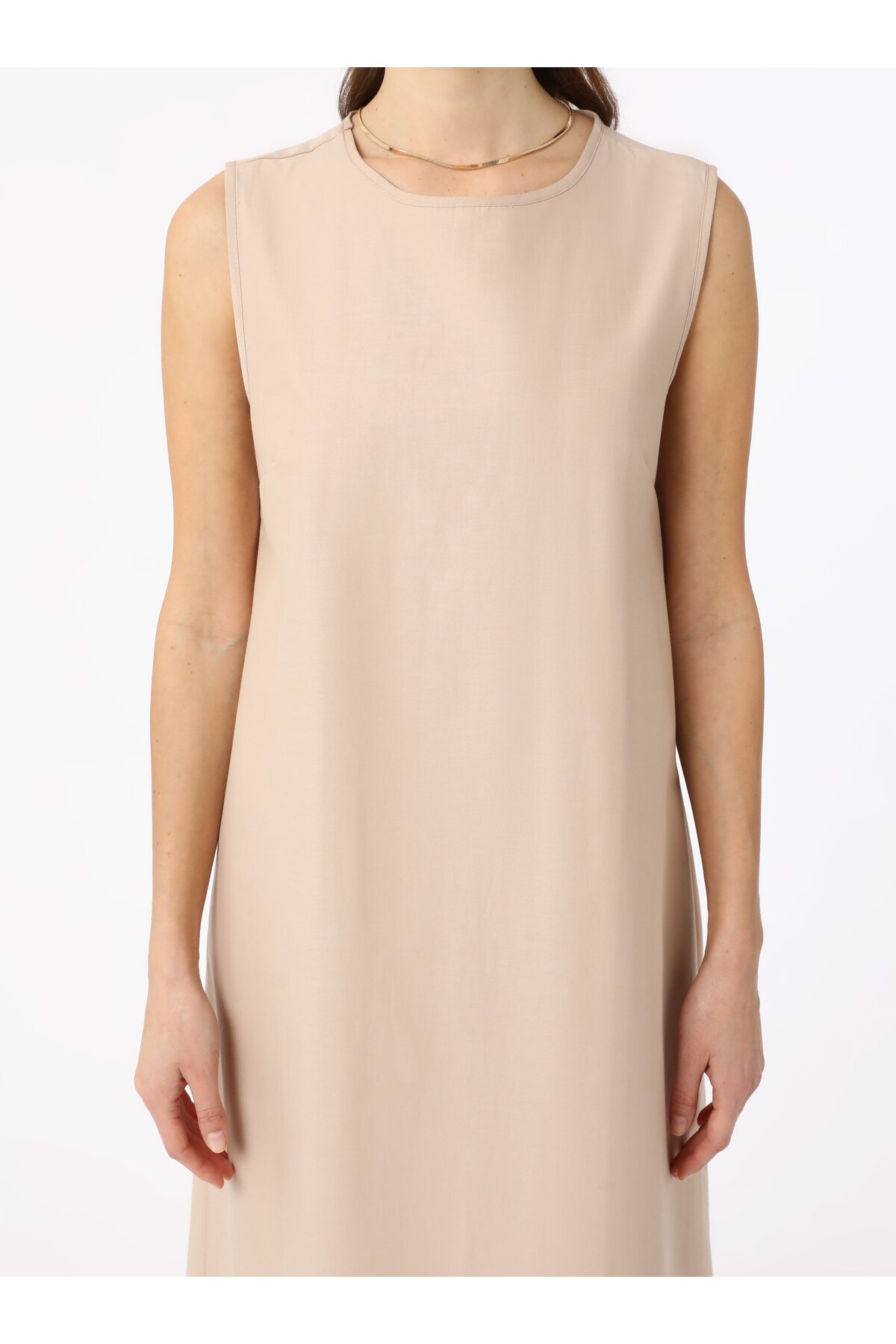 Benin-Mink Benin Poplin Sleeveless Inner Dress 3