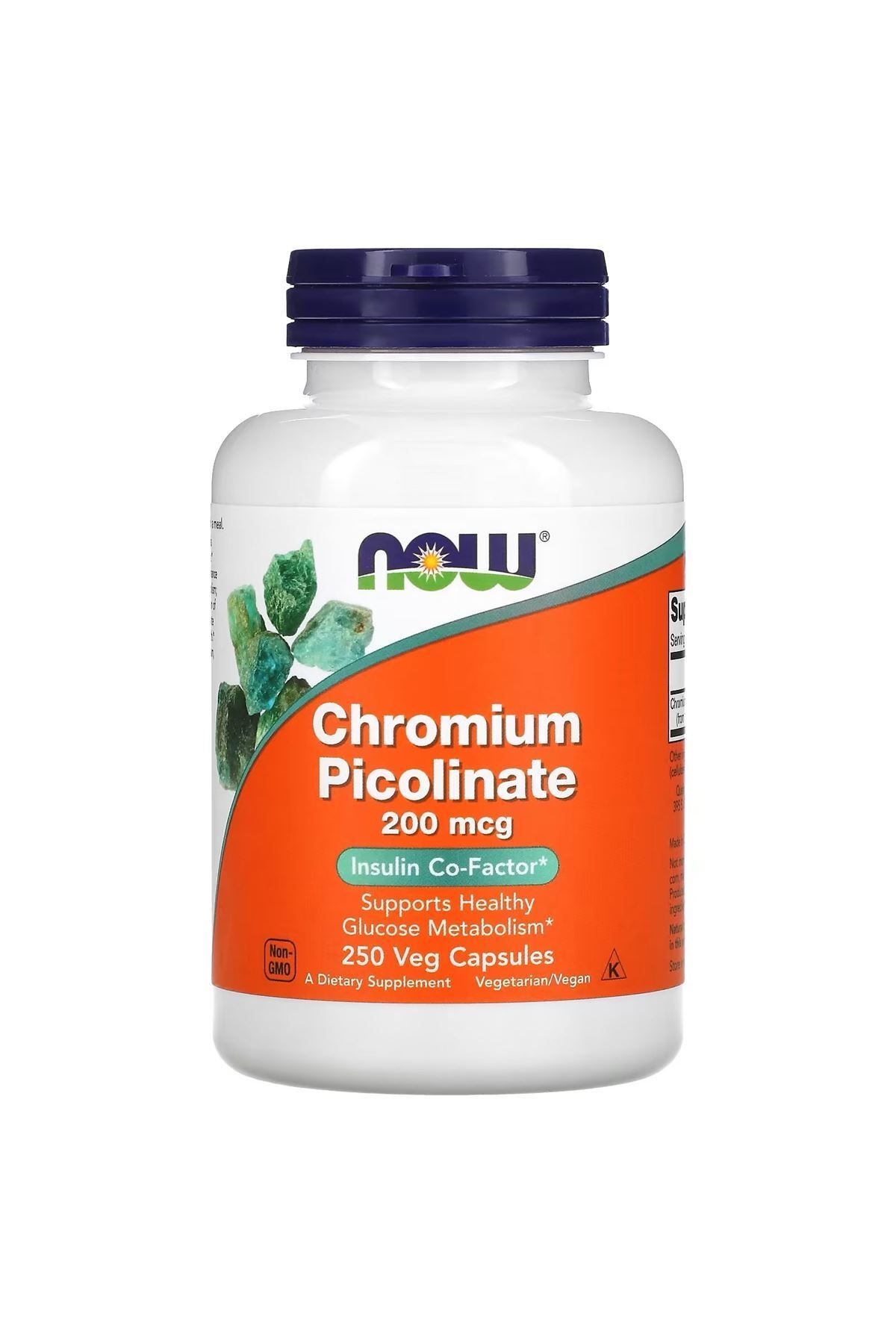 Now Foods Chromium Picolinate, 200 mcg, 250 Veg Capsules