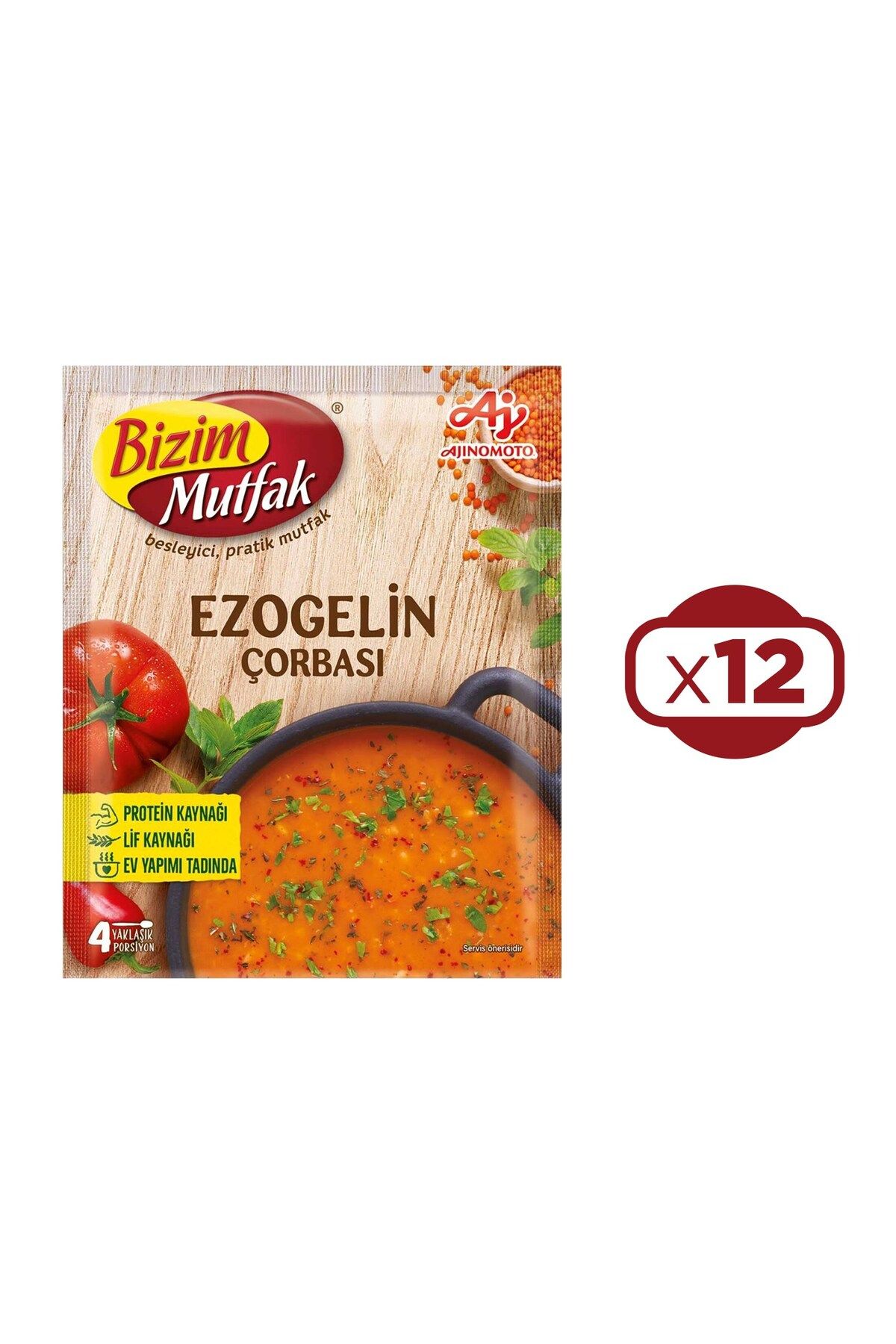 Bizim Mutfak Mutfak Ezo Gelin Çorbası 80 gr x 12 Adet