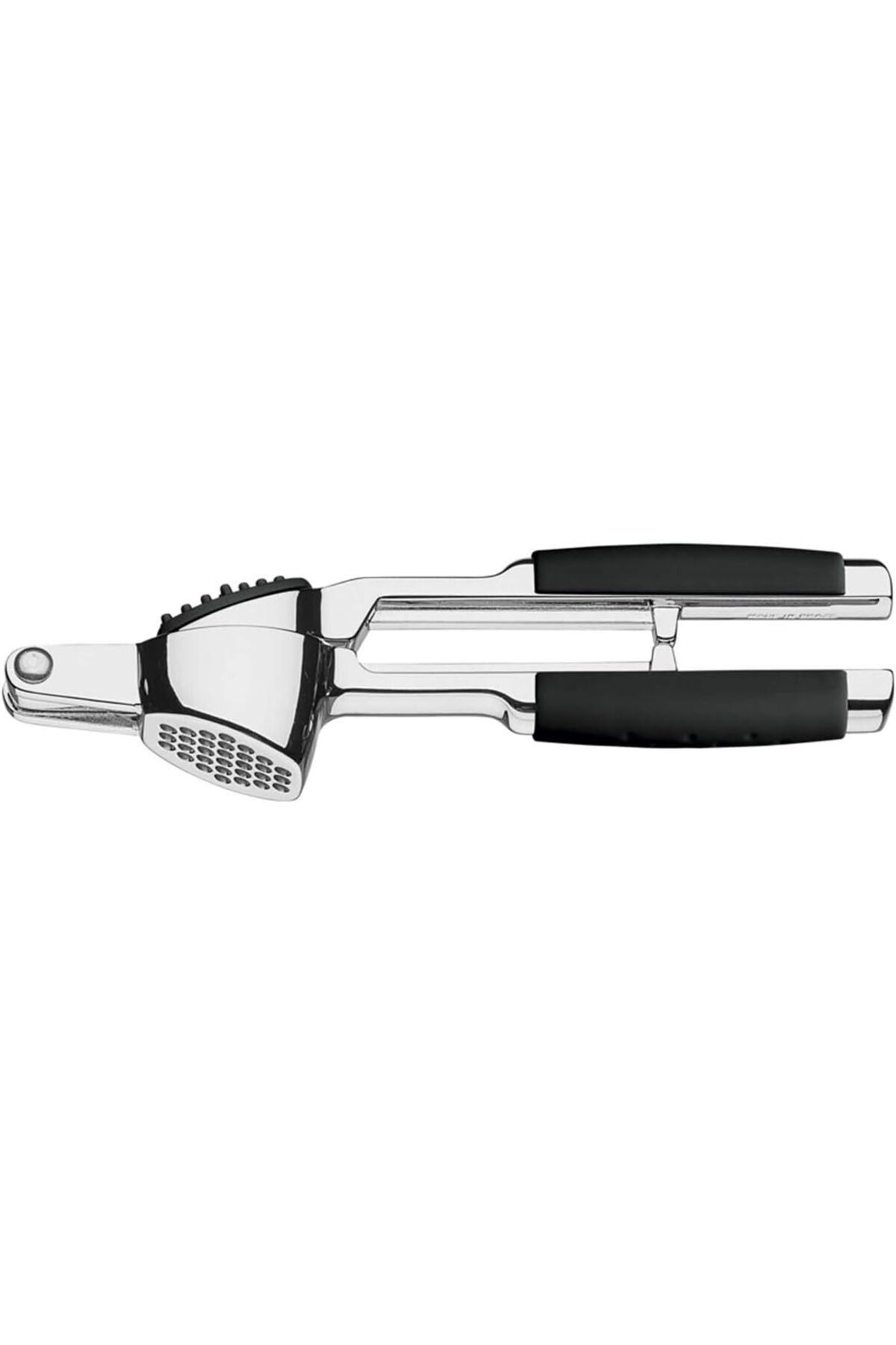 TRAMONTINA-Since 1911, Made In Brazil - Utilita Garlic Press With Chrome-plated Zamak And Black Abs Handle 2