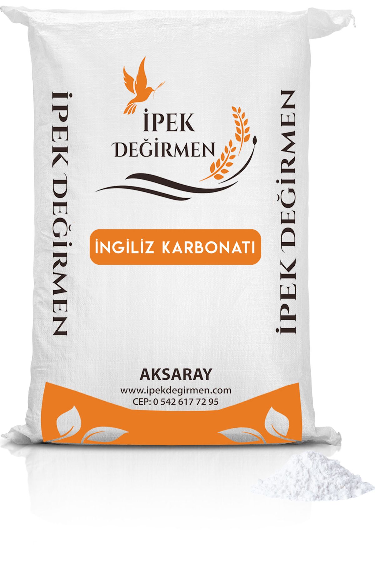 İpek Değirmen 500 GR Katkısız İngiliz Karbonatı Yenilebilir İçilebilir