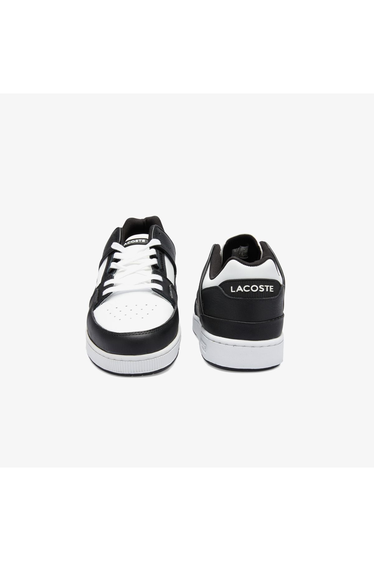 اسنیکر سفید مردانه استیکر سیاه پوست قفس ورزشگاه ورزشی Lacoste