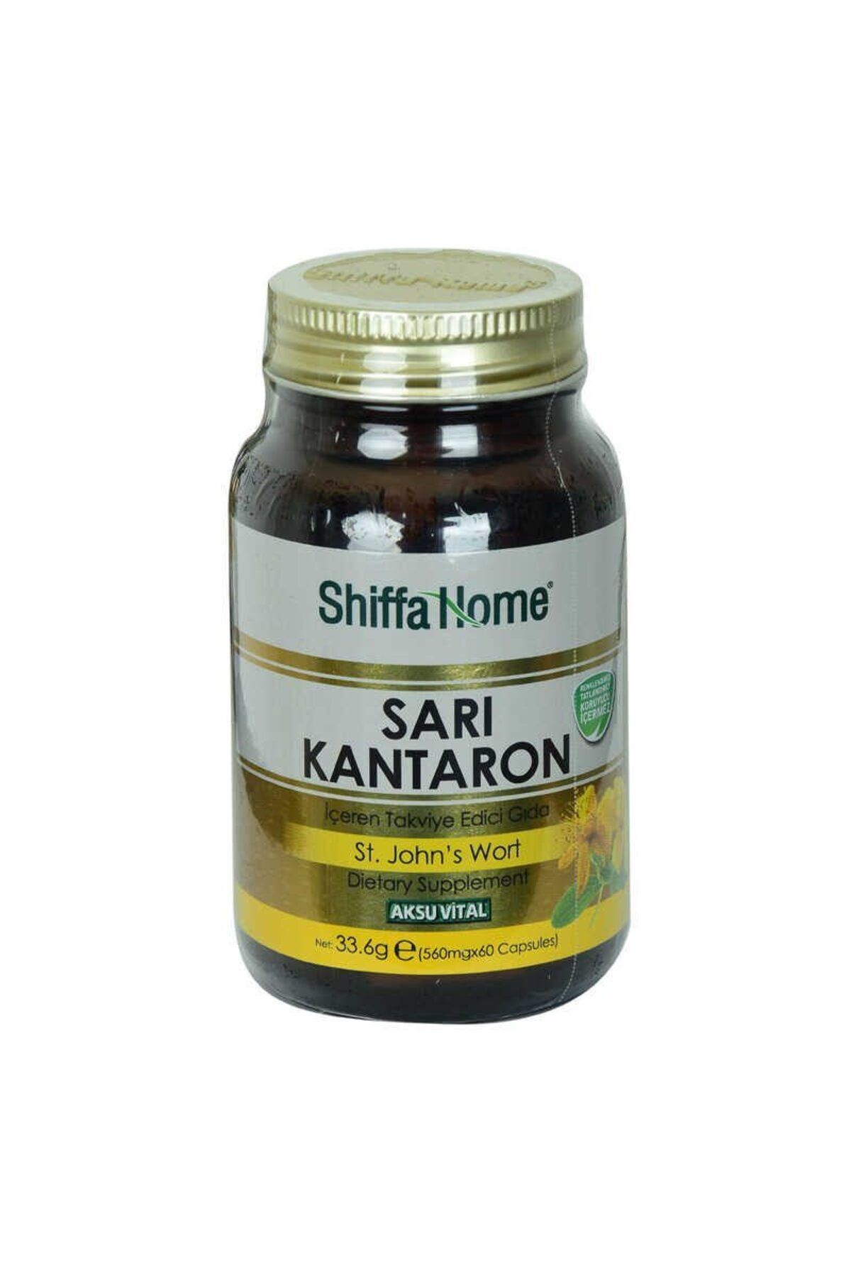 Kuzgun Ticaret Shiffa Home Sarı Kantaron Diyet Takviyesi 560 Mg x 60 Kapsül