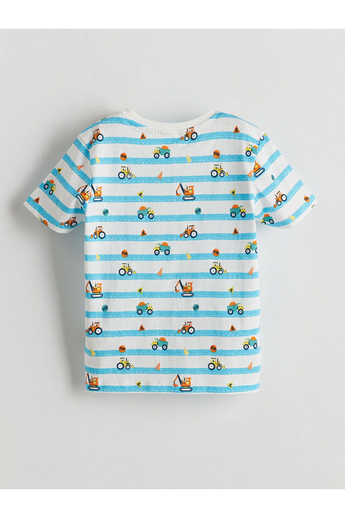 LC Waikiki-New Season Printed Boys' Shorts Pajama Set - S5Fe97Z1 6