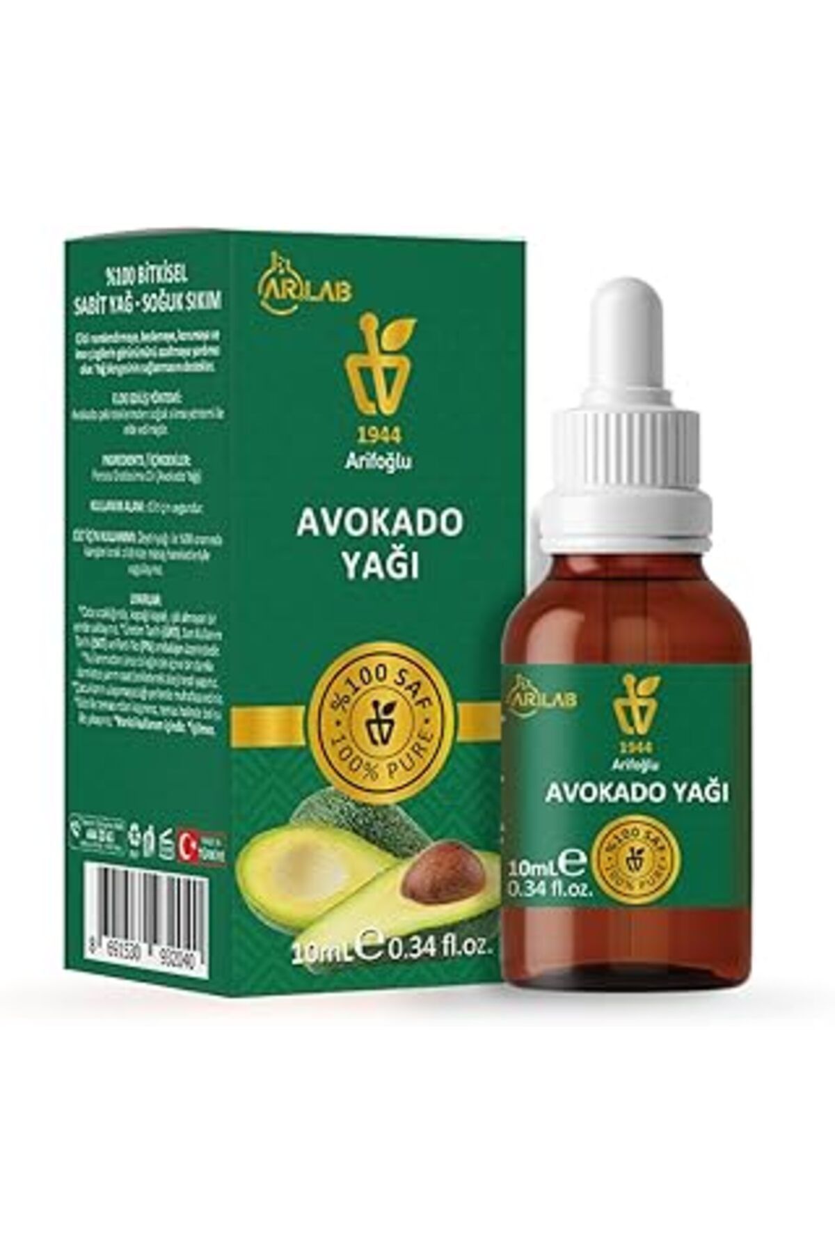 shop Avokado Yağı 10Ml%100 Saf Yağ Arlab Pure Avocado Oil 10Ml