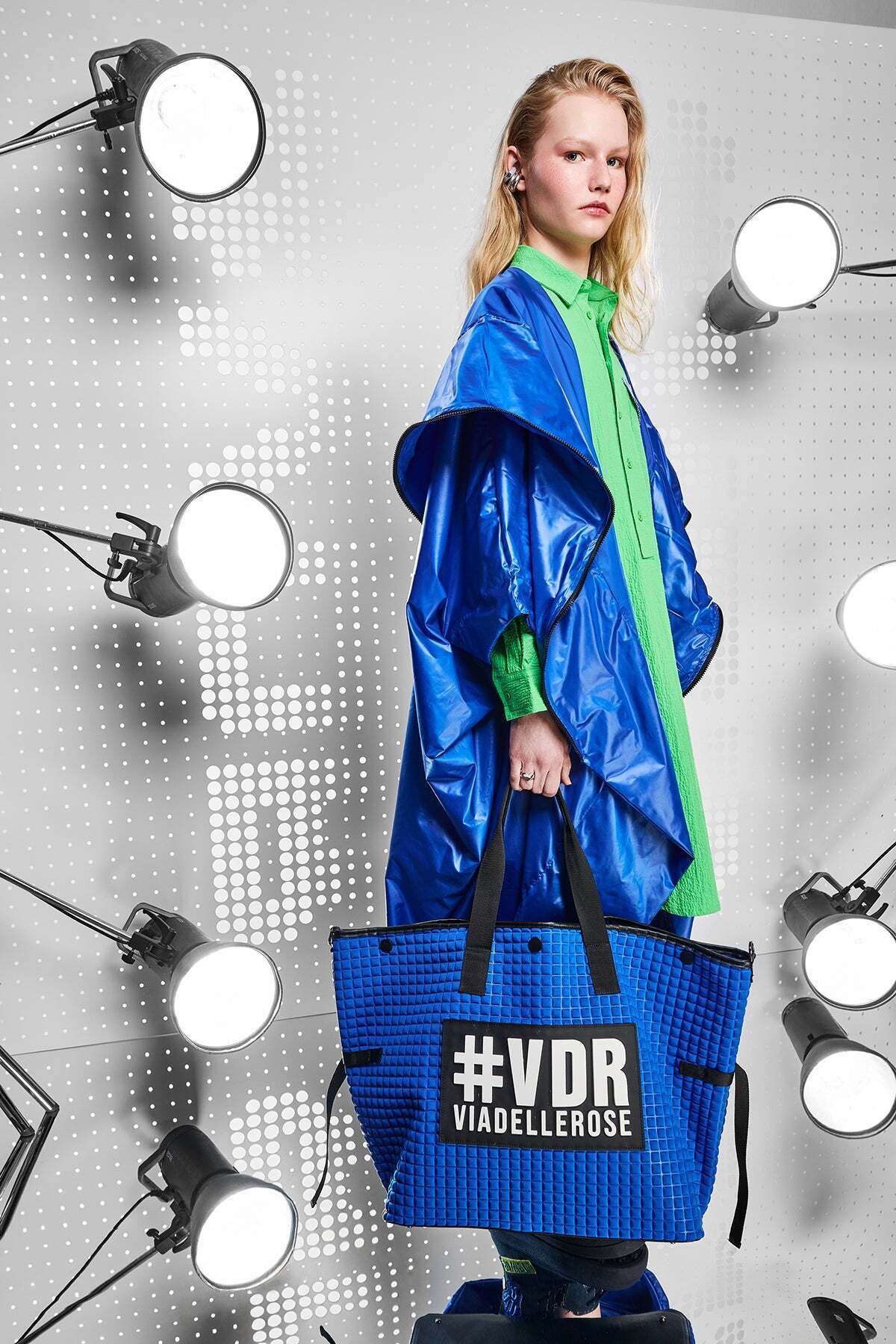 VDR  Kadin Saks Mavisi Rüzgarlik 15451 - Görsel 4