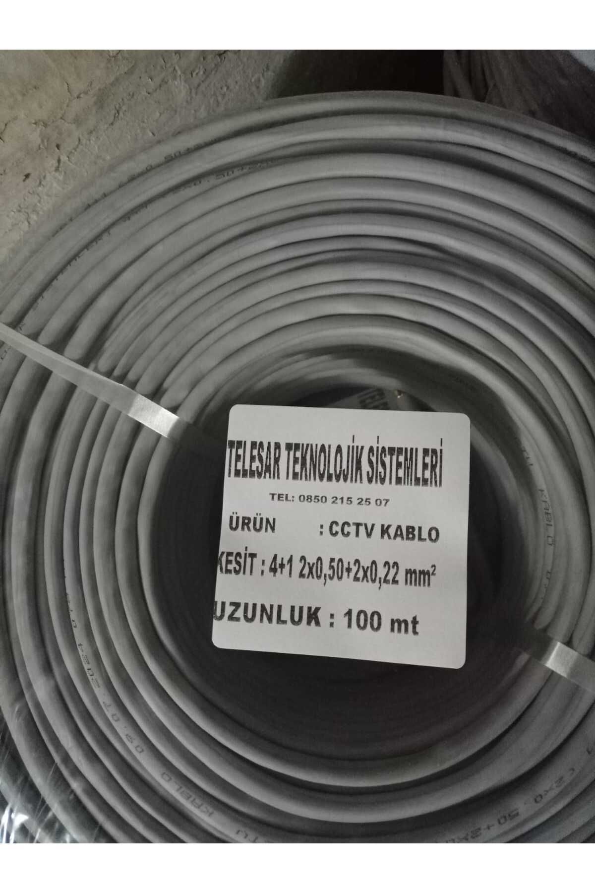 telesar MARKA YERLİ ÜRETİM 4+1*0,50mm KAMERA KABLOSU