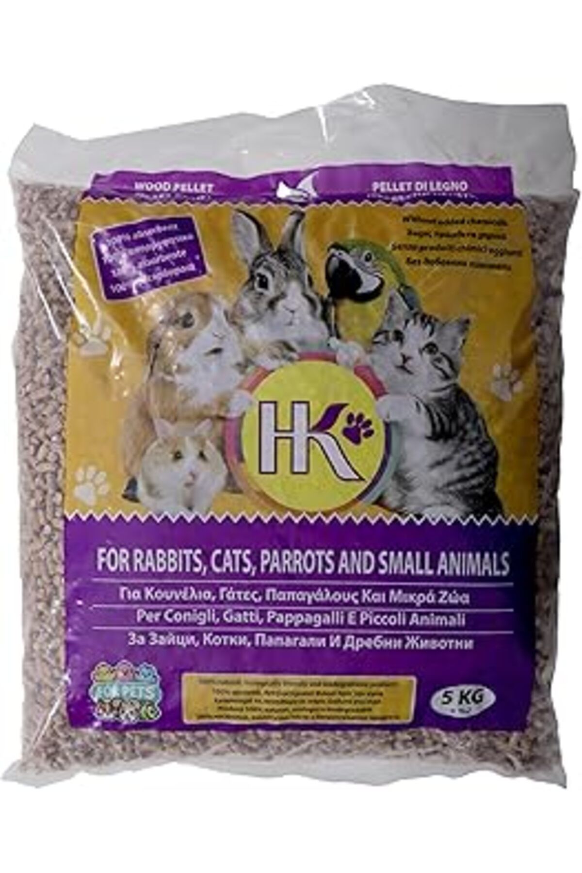 DENİZ Hk Litter | Kumu Çam Pelet%100 Doğal 5Kg