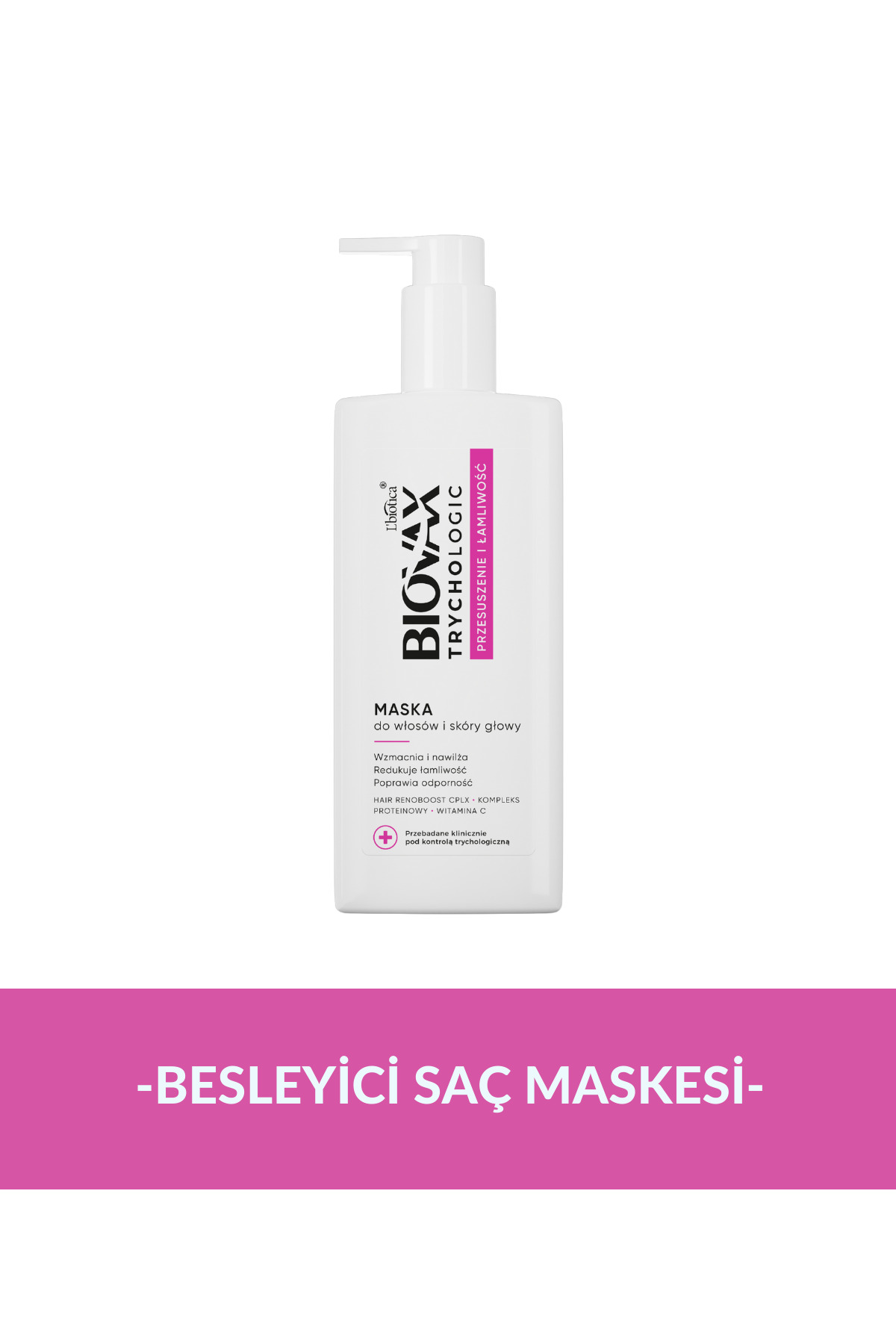 L'Biotica ماسک موی ترمیم کننده تریکولوژیک بایواکس برای موهای خشک و آسیب دیده — 5900116092690