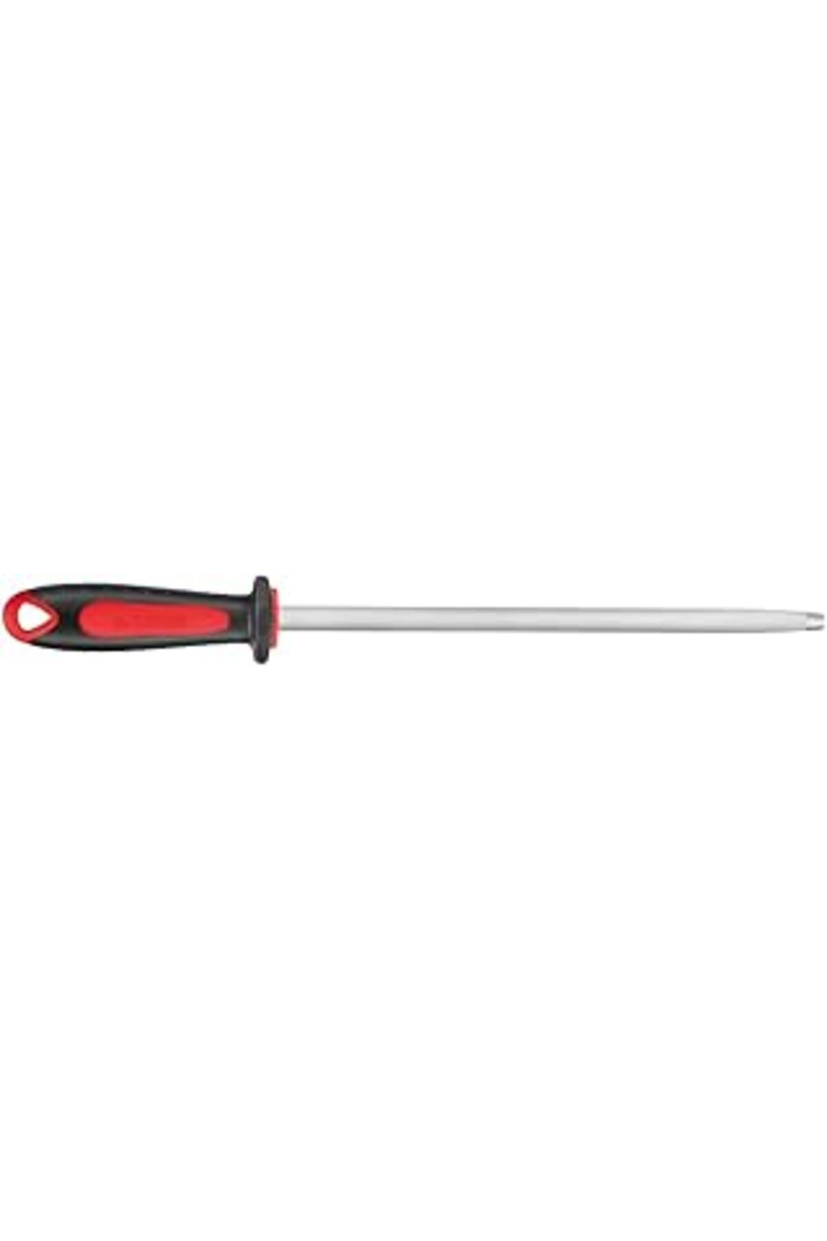 Qedii Fischer Masat Çelik Yuvarlak 30 Cm, Kırmızı Saplı