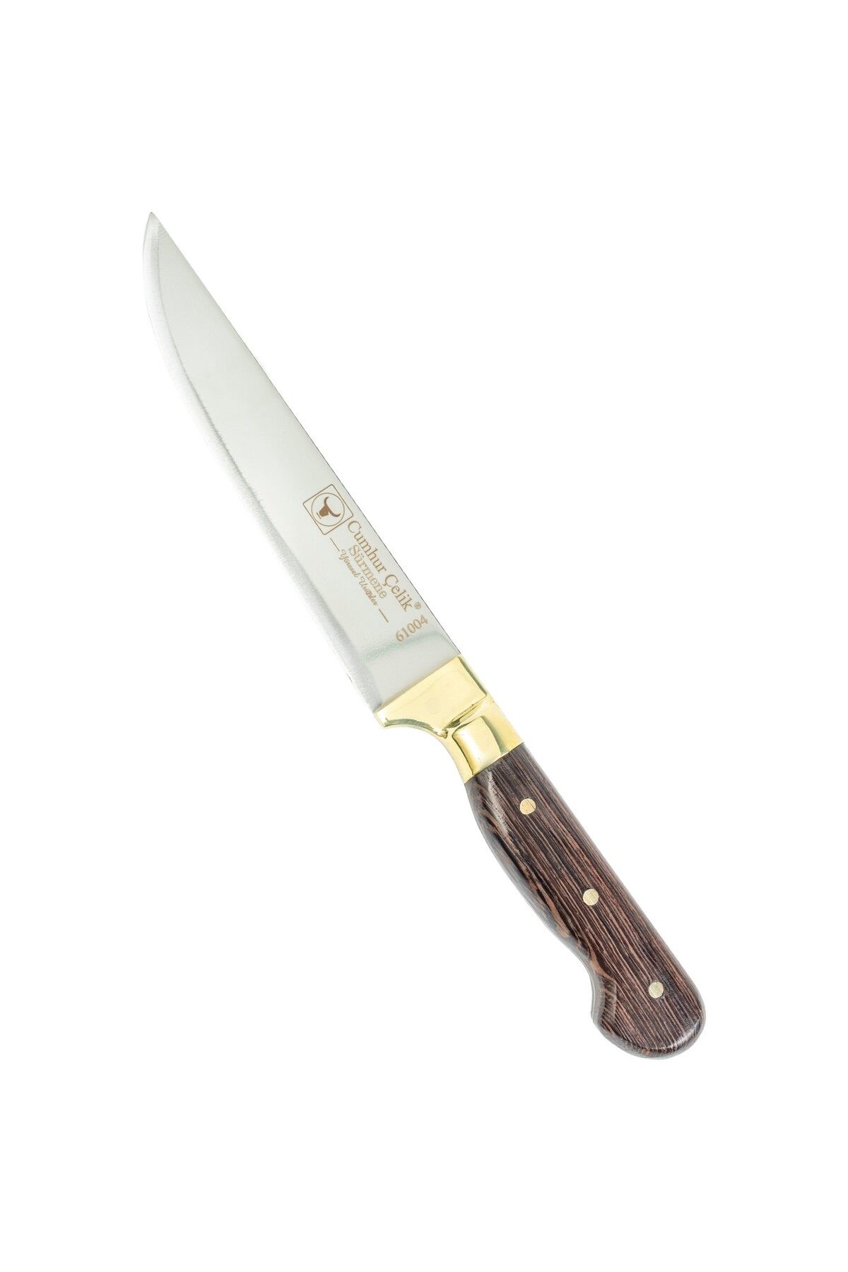 OEM Sürmene Cumhur Çelik 61004 Mutfak Bıçağı No:4, 16 cm, Venge Sap
