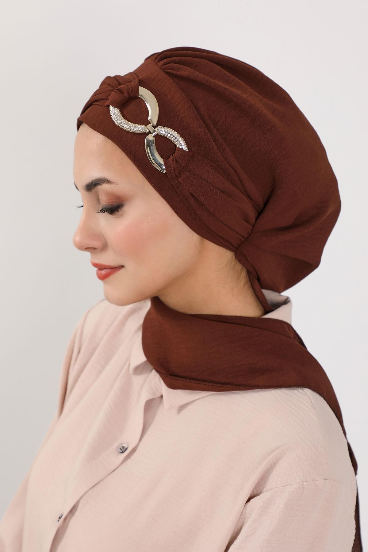 Aisha's Design-Ready Turban with Aerobin Fabric - Accessory, Ht-94 4