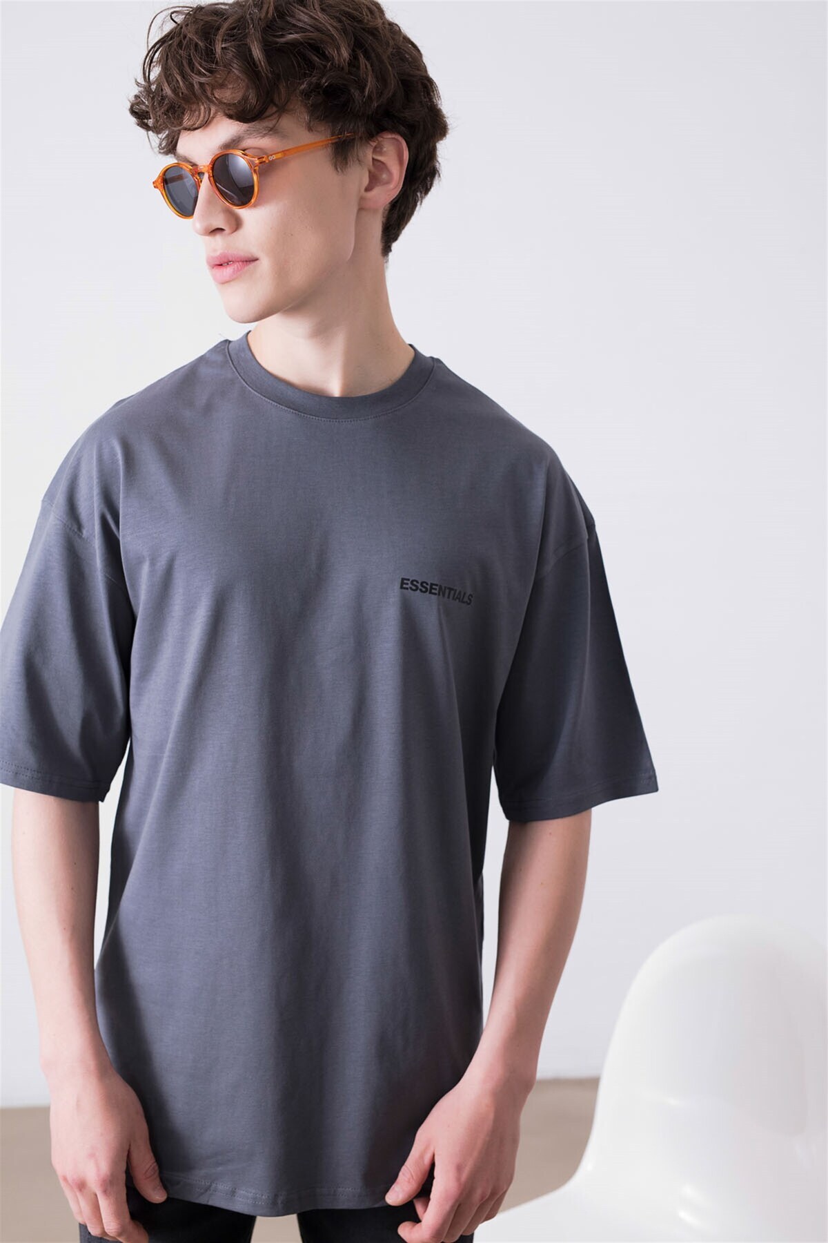 Trendiz Unisex Essentials 303 Antrasit Tshirt - Fiyatı, Yorumları