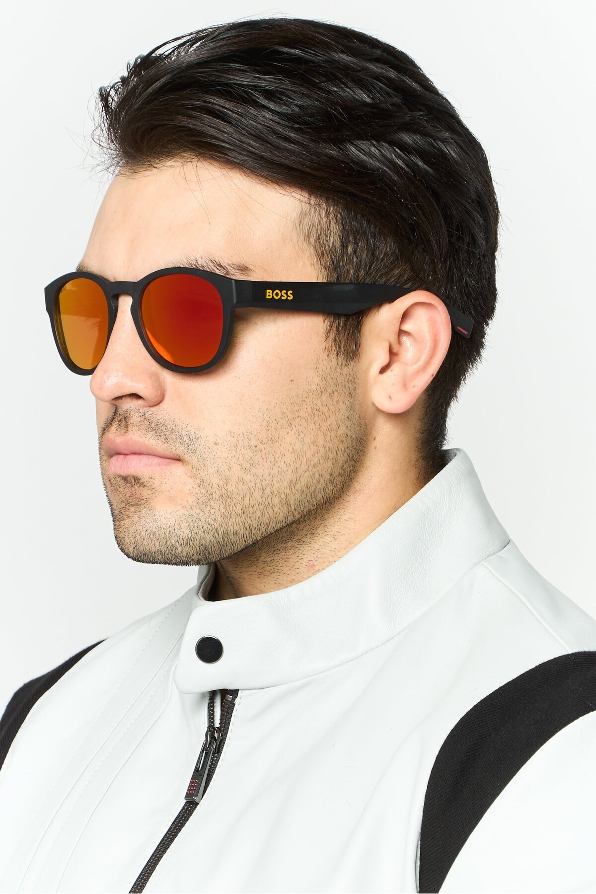 BOSS-Men 1452/s Oval Polarized Sunglasses, Black 2