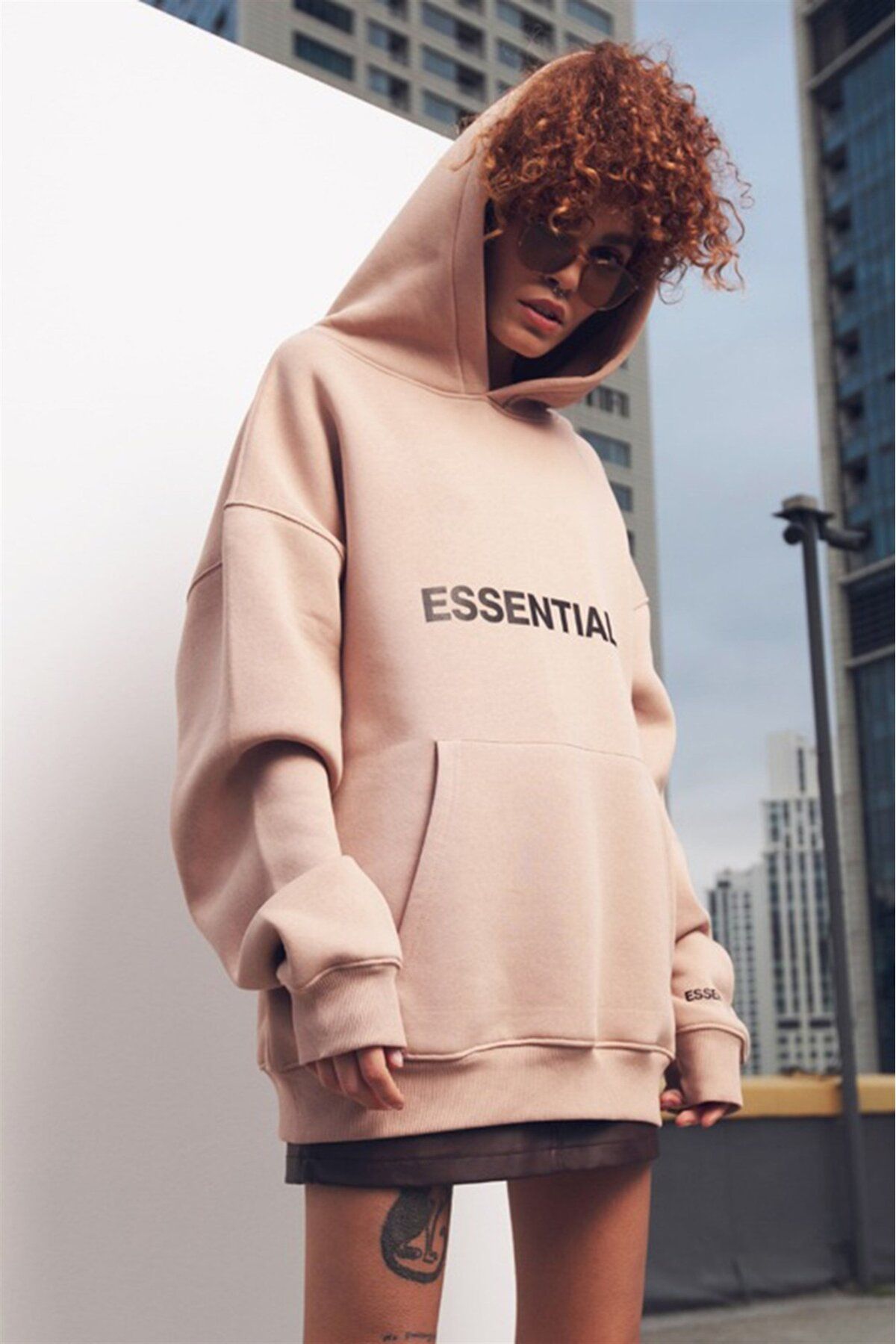 Trendiz-Unisex Stone Essentials Sweatshirt Kapuzenpullover 4