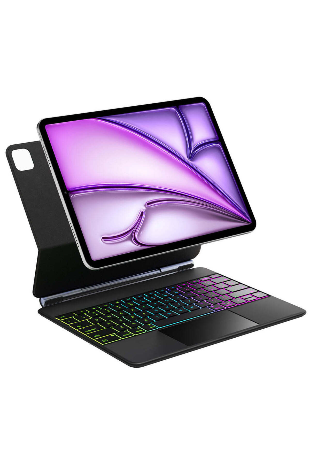 TOKQI İpad Air 13 Inç M3 2025 Uyumlu Manyetik Işıklı Magic Keybord
