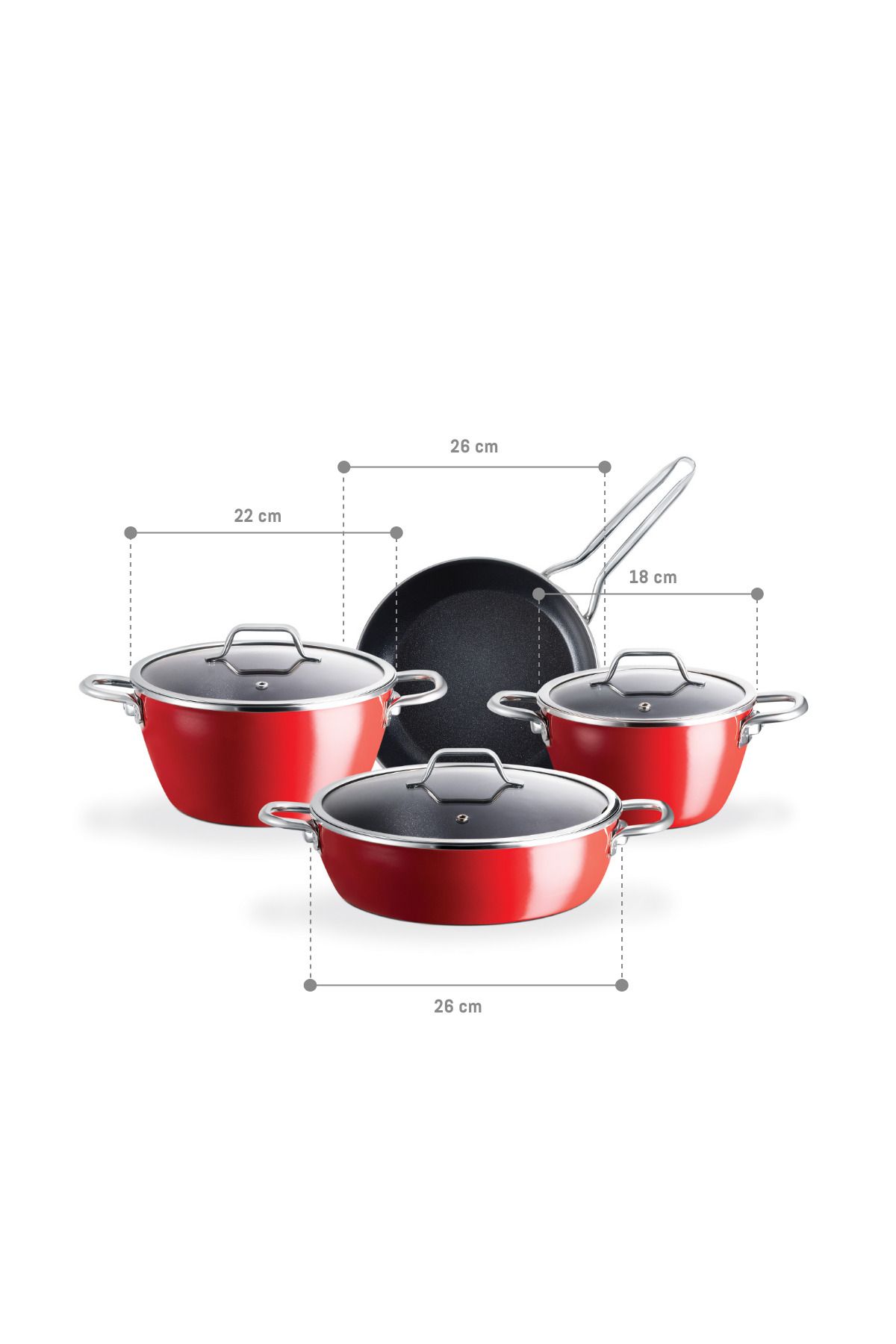 Madame Coco-Titanium Enamel - Comfortable Cookware Set 5