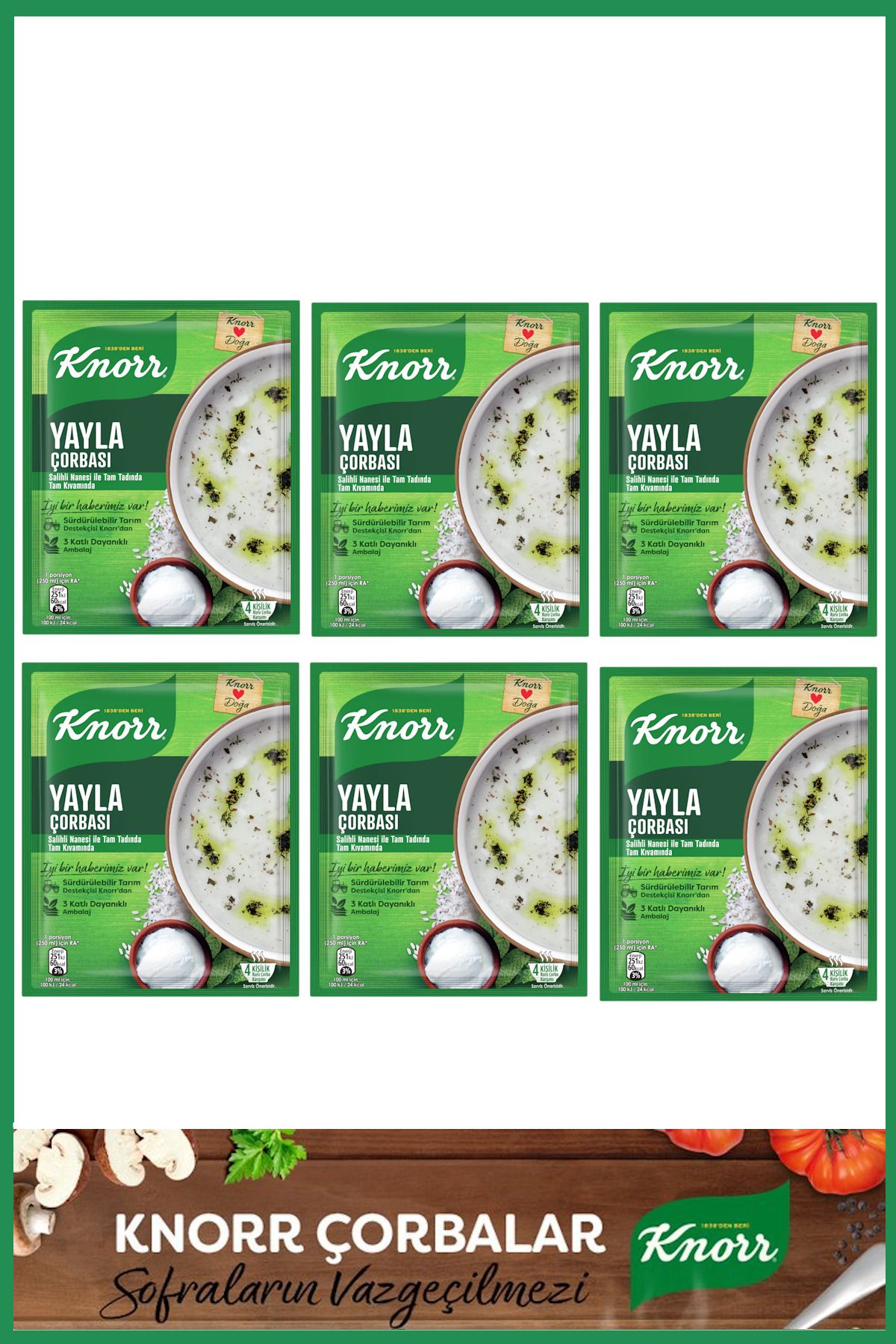 Knorr Yayla Çorbası 72 gr x 6 Adet