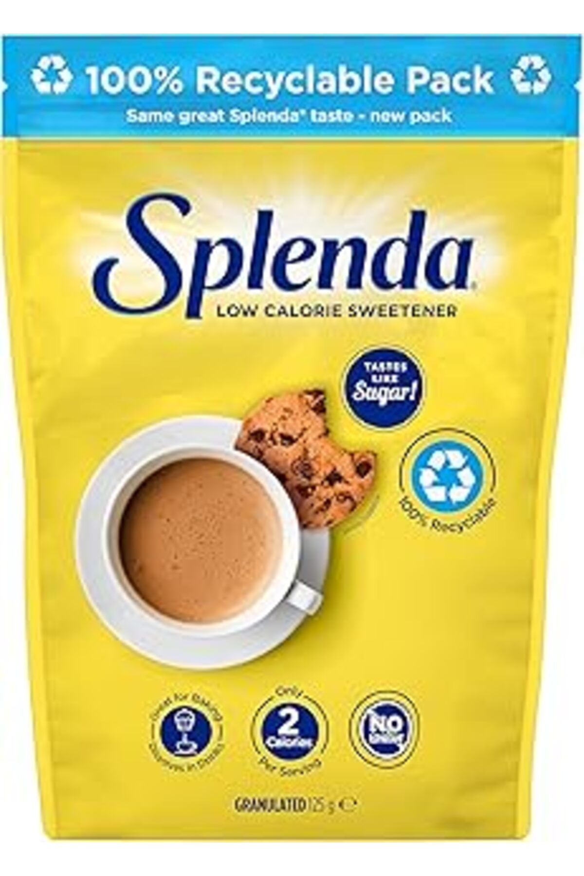 ShopZum Splenda Kaiz Tatlandırıcı Toz Şeker İKamesi 125 Gram Kese