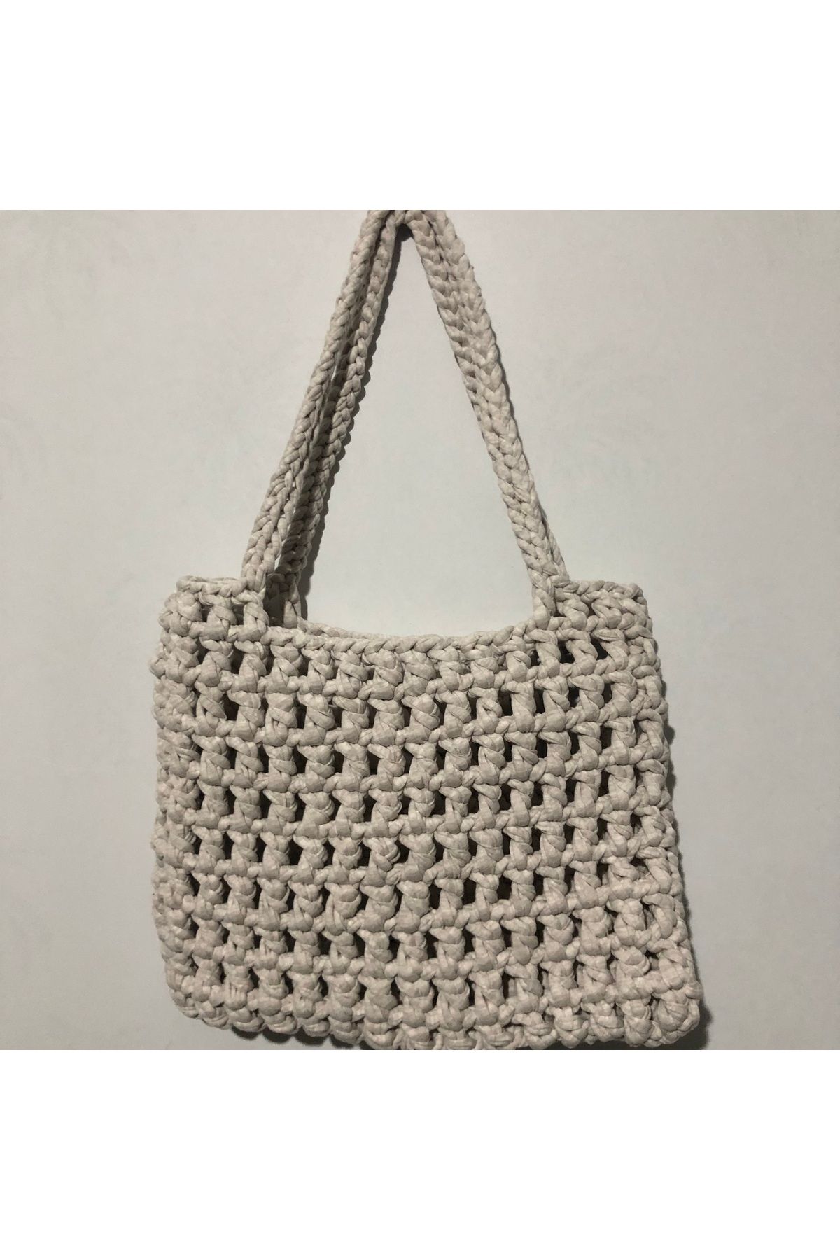 Selen-Veronica Handmade Knitted Combed Cotton Bag 30*45 Special Design Bag 1