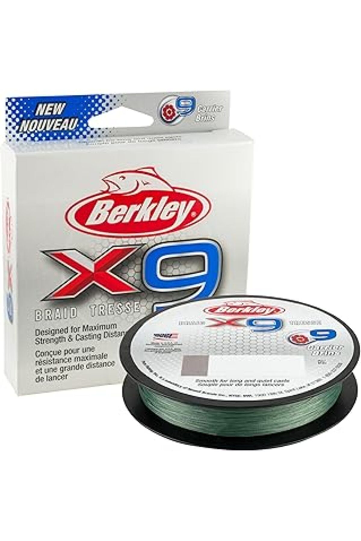 NZM TİCARET Berkley X9 Örgülü Misina, Tuzlu Su Ve Tatlı Su Balıkçılığı 9 Kat Örgülü Misina